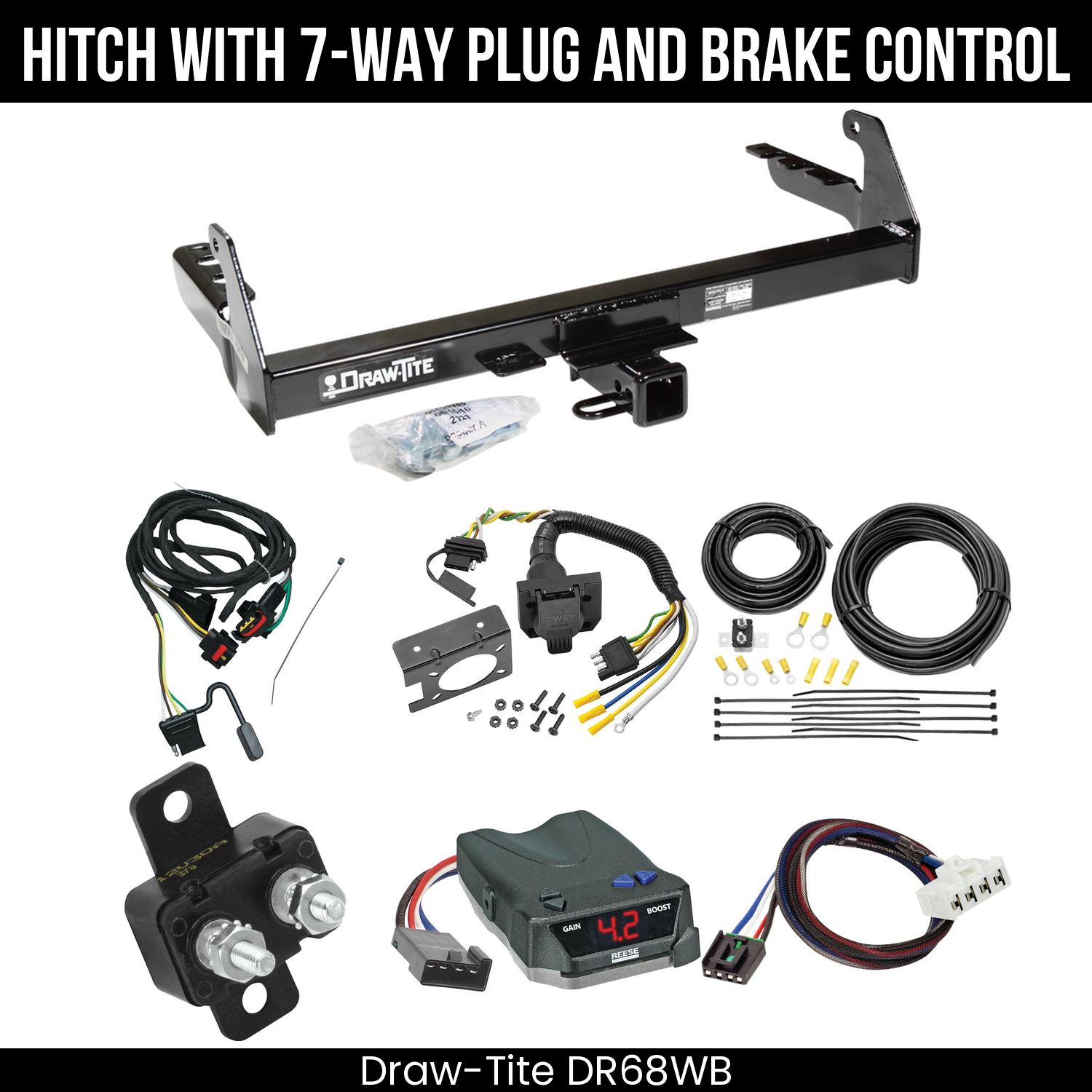 Trailer Hitch , 7-Way , Reese Brake EVN Control