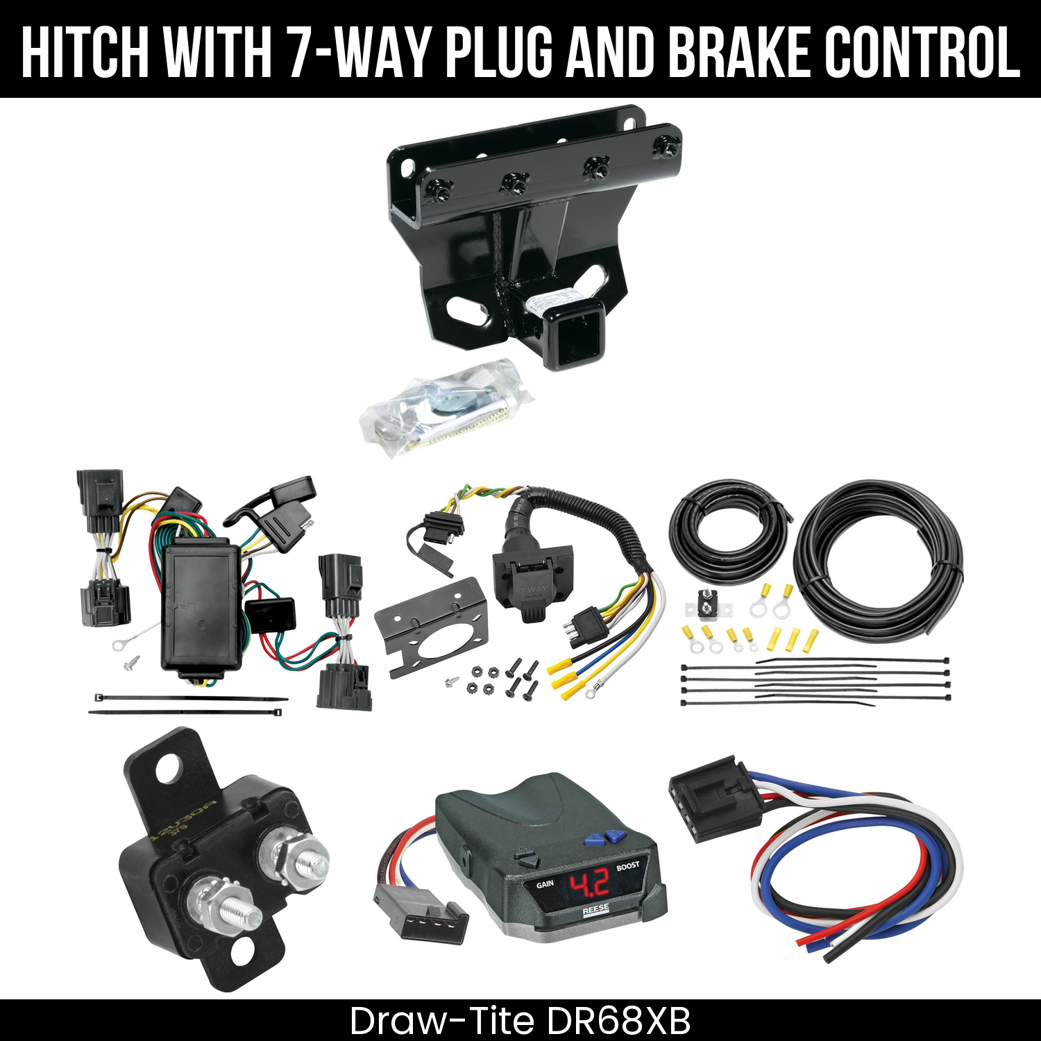 Trailer Hitch , 7-Way , Reese Brake EVN Control