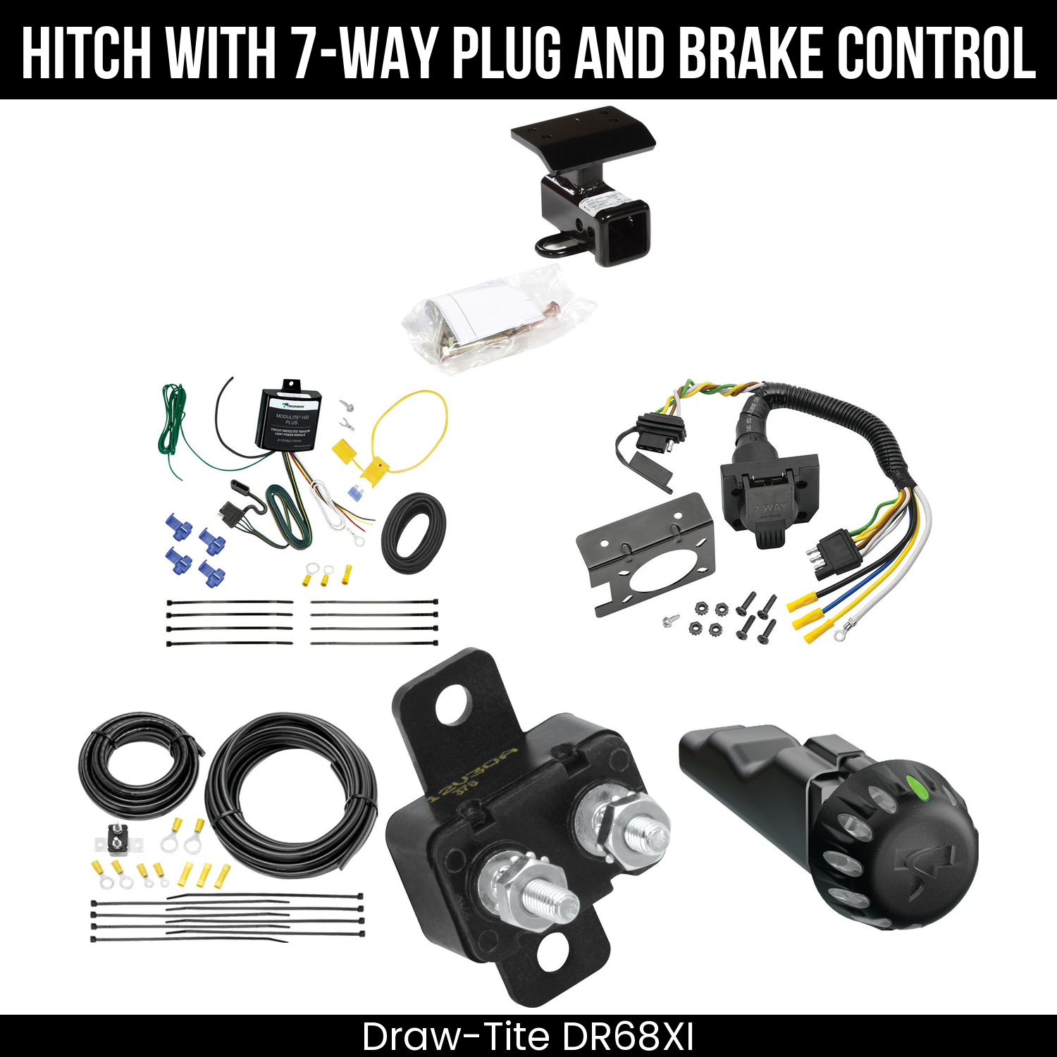 Trailer Hitch , 7-Way , Tekonsha Voyager iD Smart Brake Control