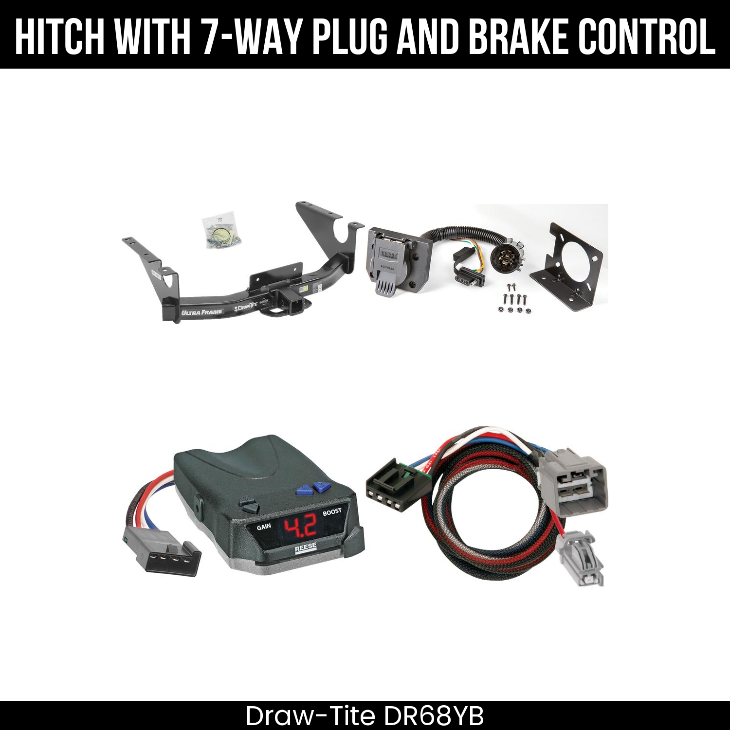 Trailer Hitch , 7-Way , Reese Brake EVN Control