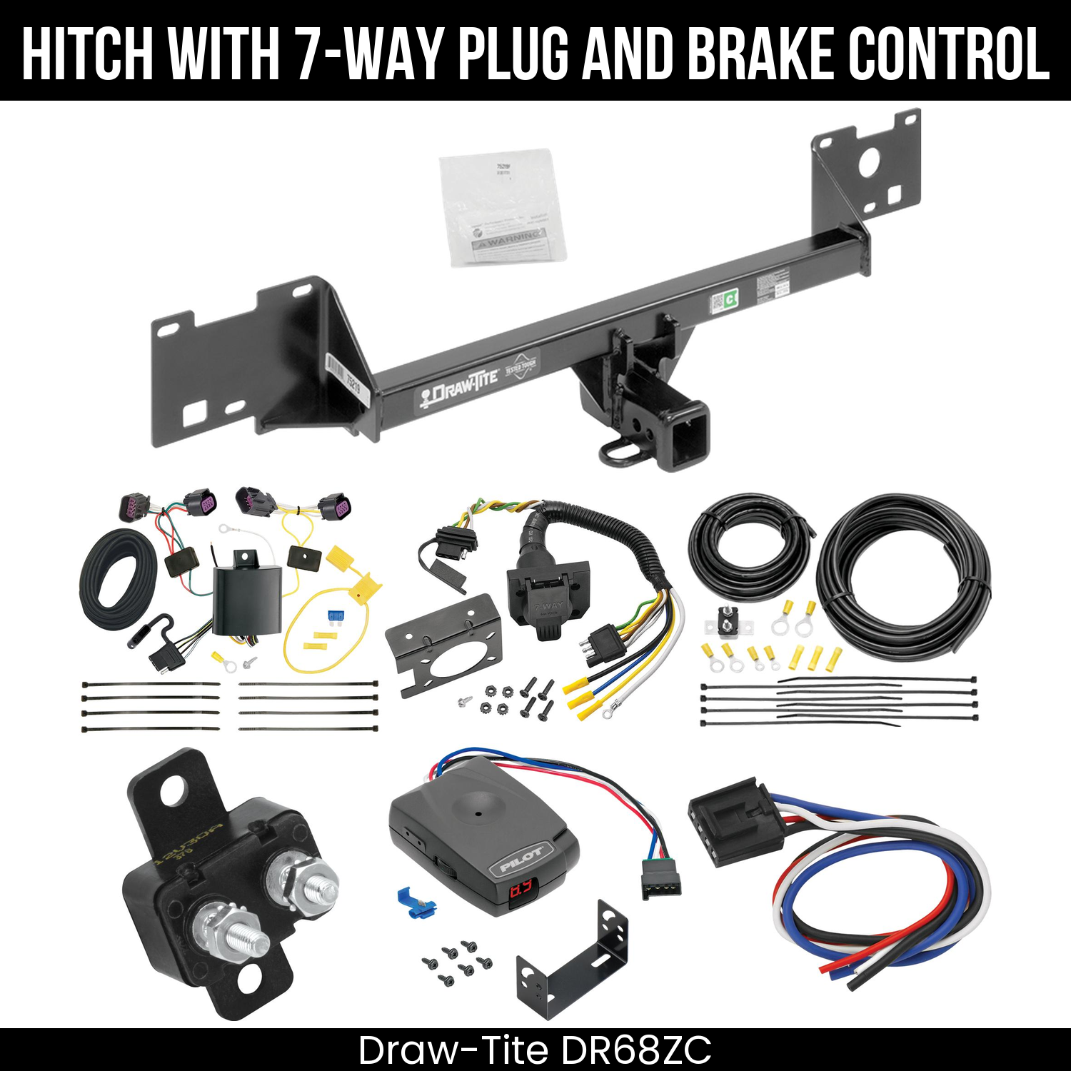Trailer Hitch , 7-Way , Pro Series Pilot Brake Control