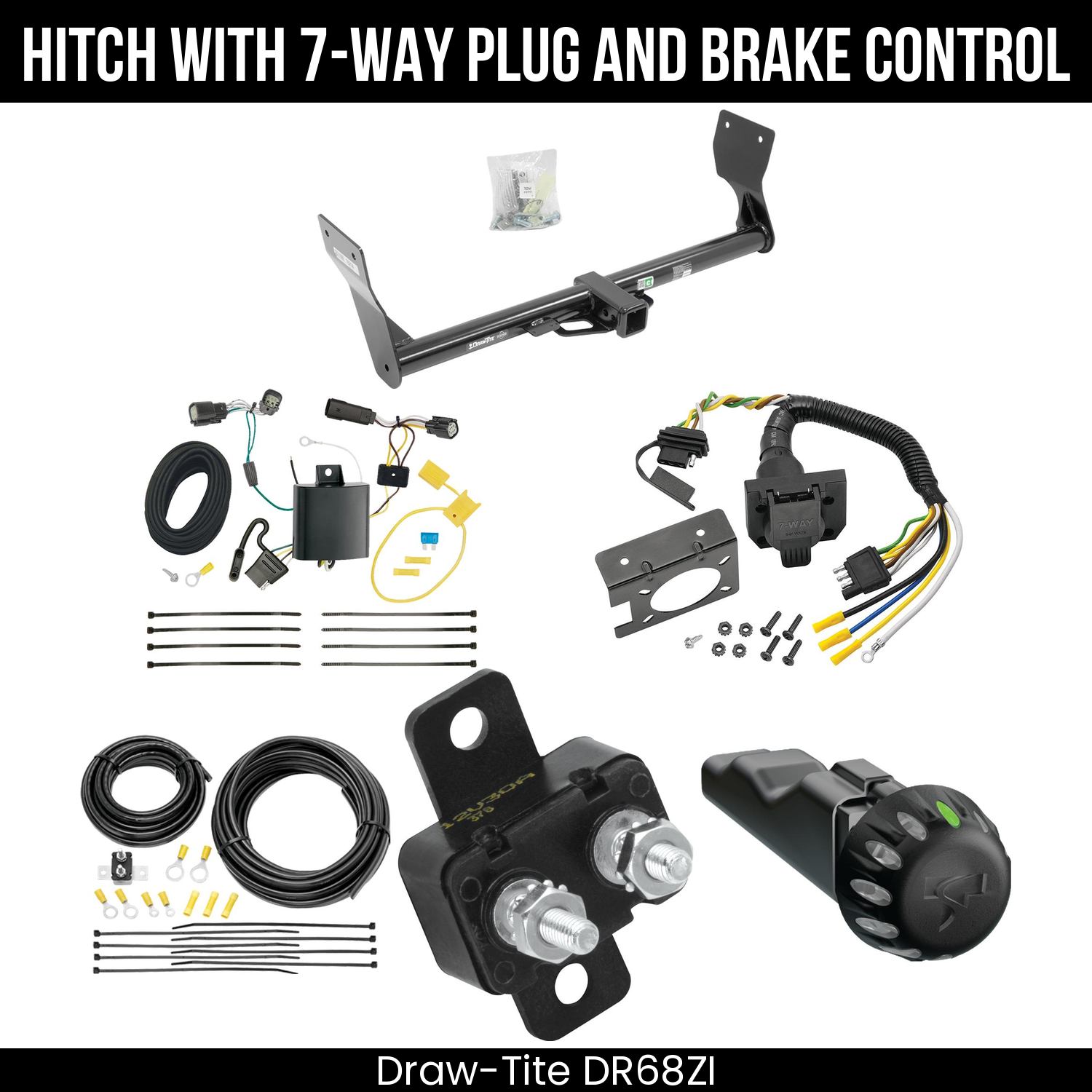 Trailer Hitch , 7-Way , Tekonsha Voyager iD Smart Brake Control