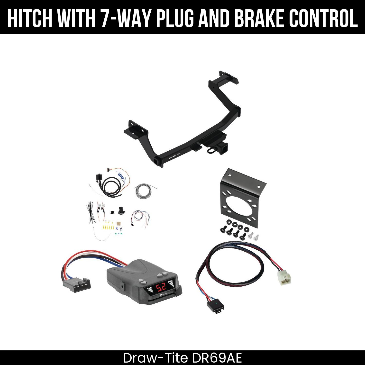Trailer Hitch , 7-Way , Tekonsha Brakeman IV Brake Control