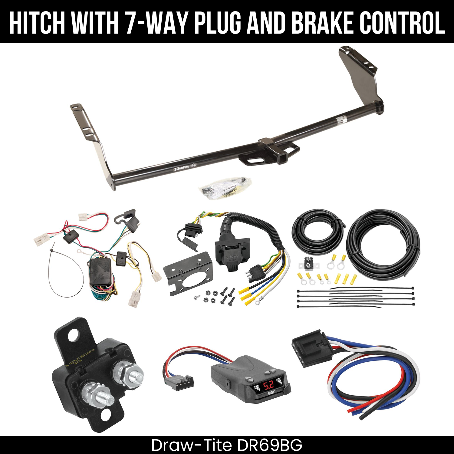 Trailer Hitch , 7-Way , Reese Brakeman IV Brake Control