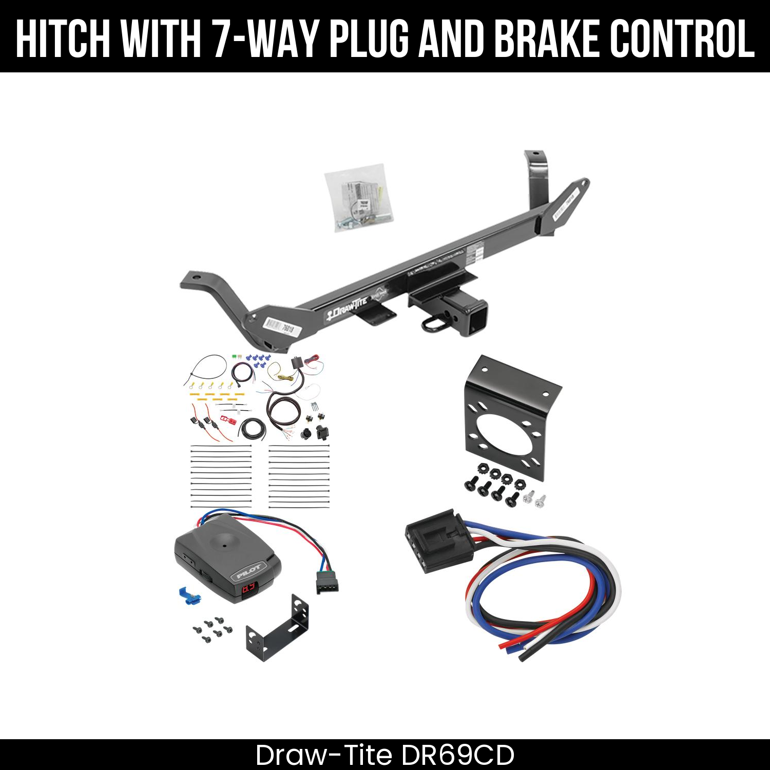 Trailer Hitch , 7-Way , Pro Series Pilot Brake Control