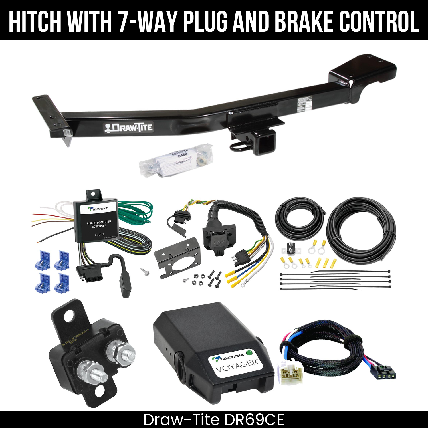 Trailer Hitch , 7-Way , Tekonsha Voyager Brake Control