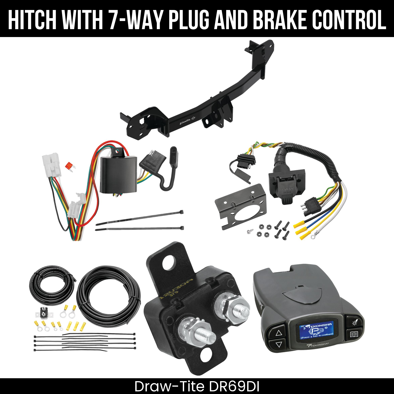 Trailer Hitch , 7-Way , Tekonsha Prodigy P3 Brake Control