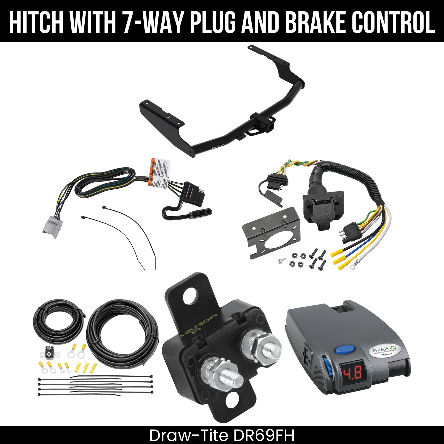 Trailer Hitch , 7-Way , Tekonsha Primus IQ Brake Control