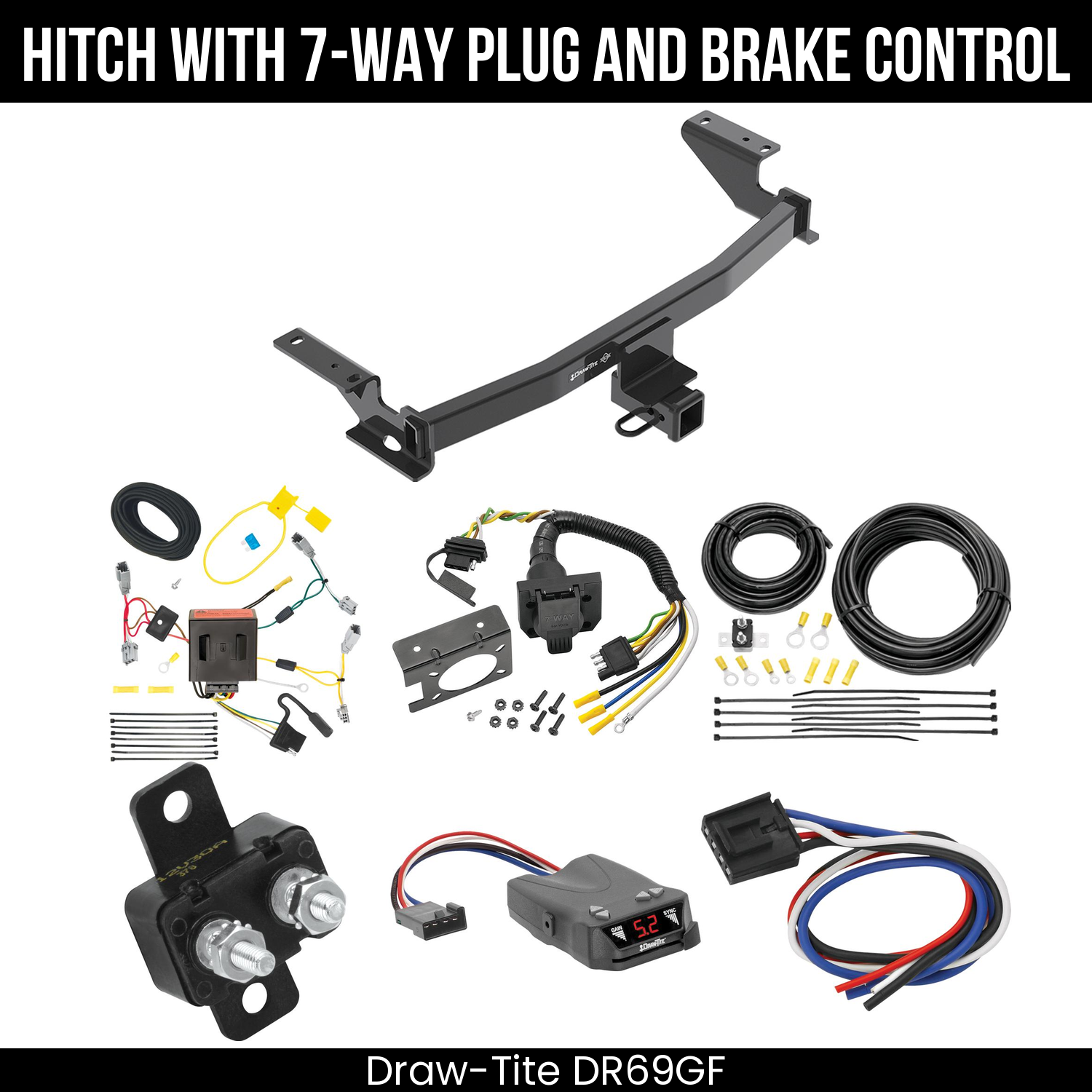 Trailer Hitch , 7-Way , Draw-Tite Activator IV Brake Control