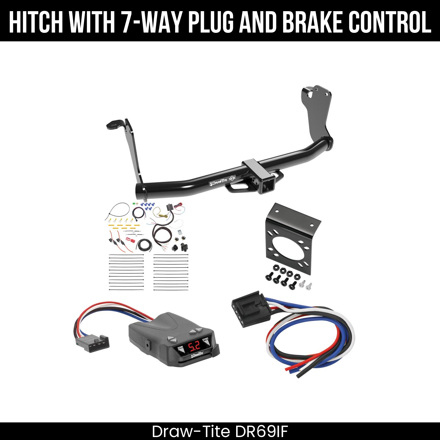 Trailer Hitch , 7-Way , Draw-Tite Activator IV Brake Control