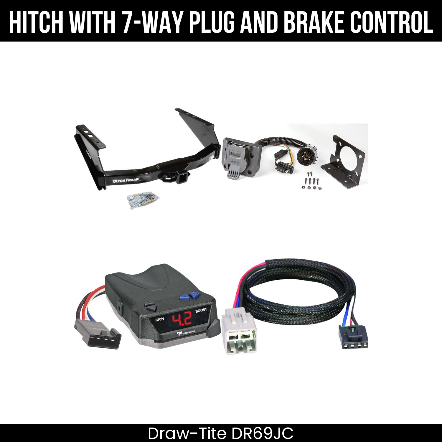 Trailer Hitch , 7-Way , Tekonsha Brake EVN Control