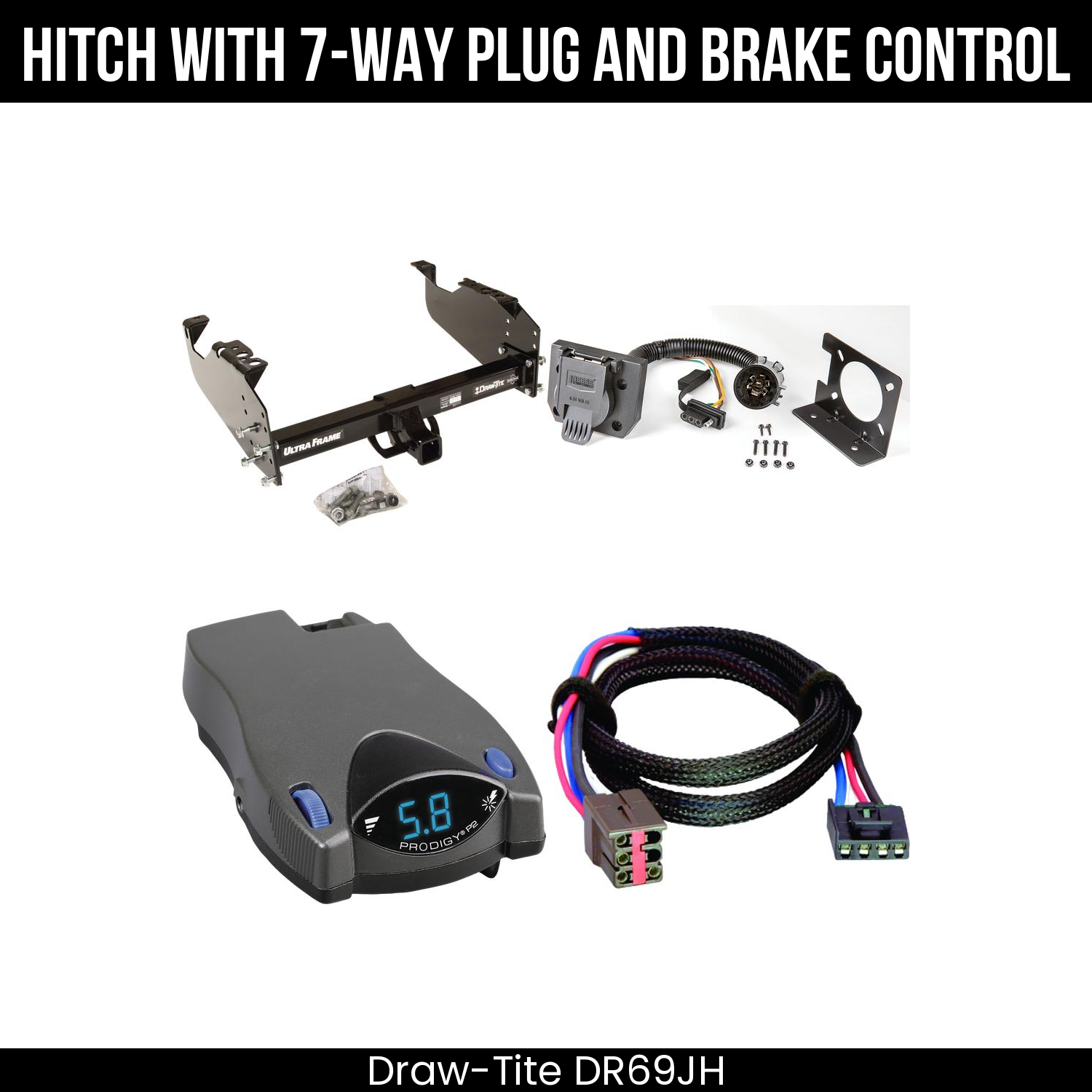 Trailer Hitch , 7-Way , Tekonsha Prodigy P2 Brake Control