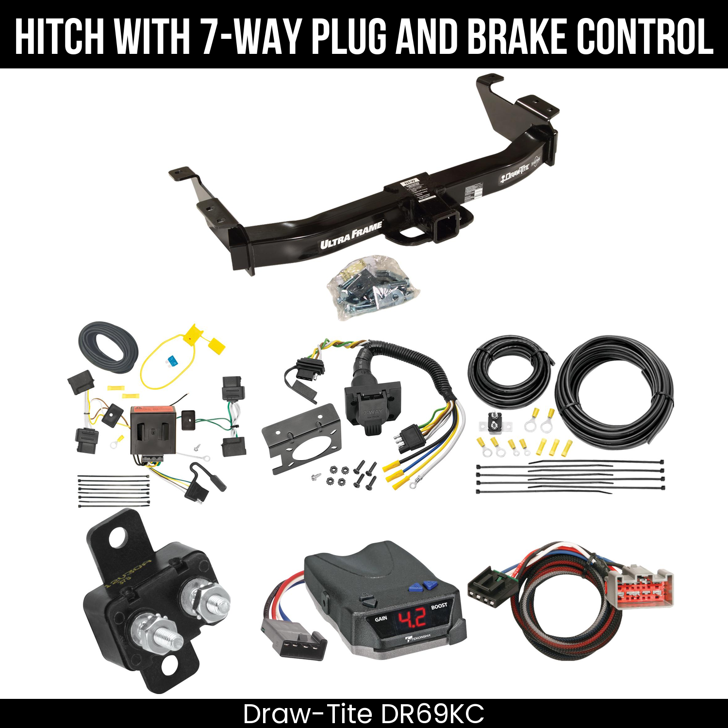 Trailer Hitch , 7-Way , Tekonsha Brake EVN Control