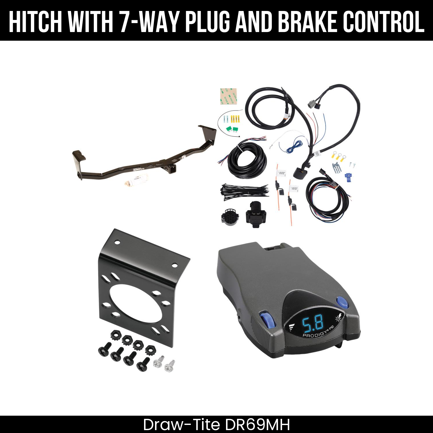 Trailer Hitch , 7-Way , Tekonsha Prodigy P2 Brake Control