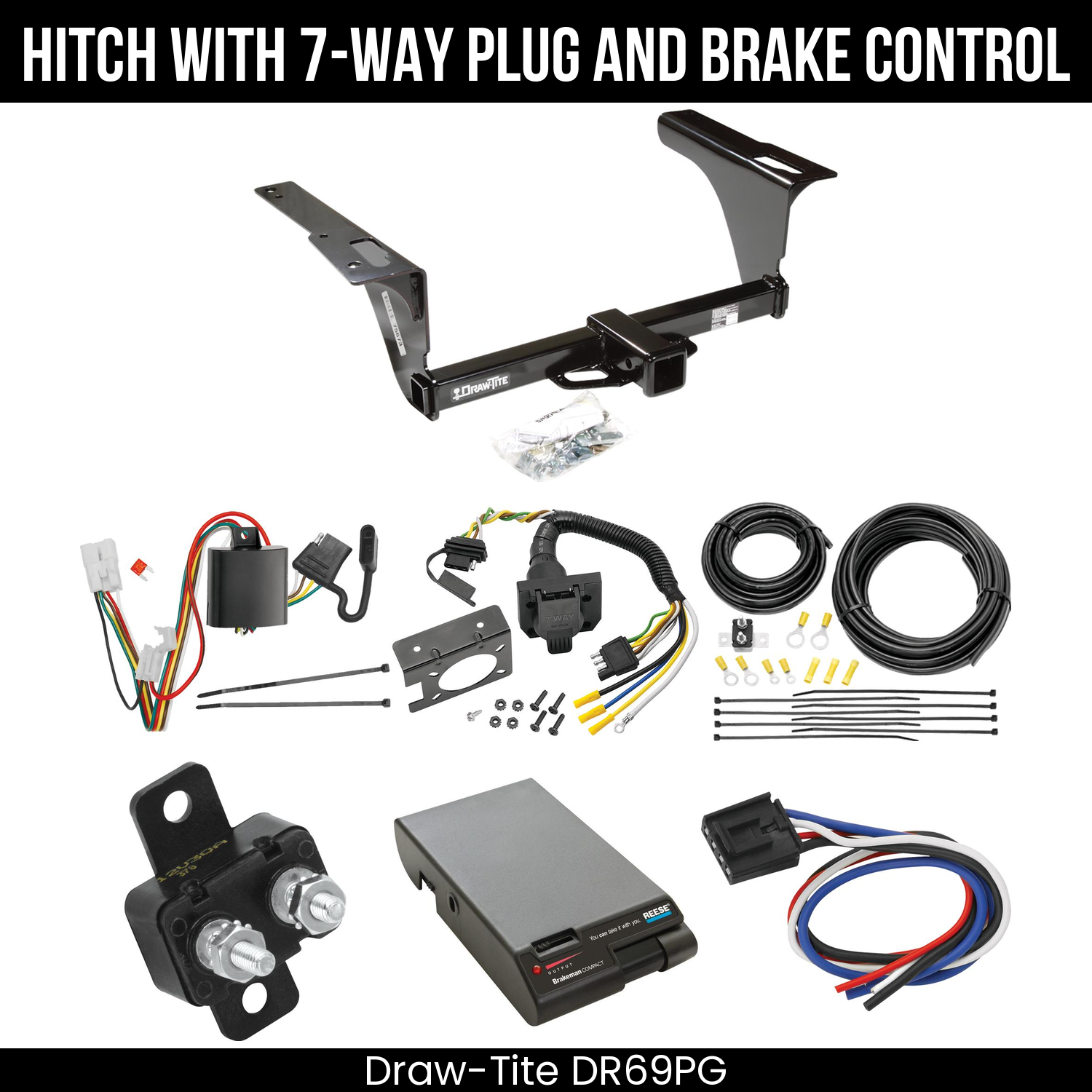 Trailer Hitch , 7-Way , Reese Brakeman Brake Control