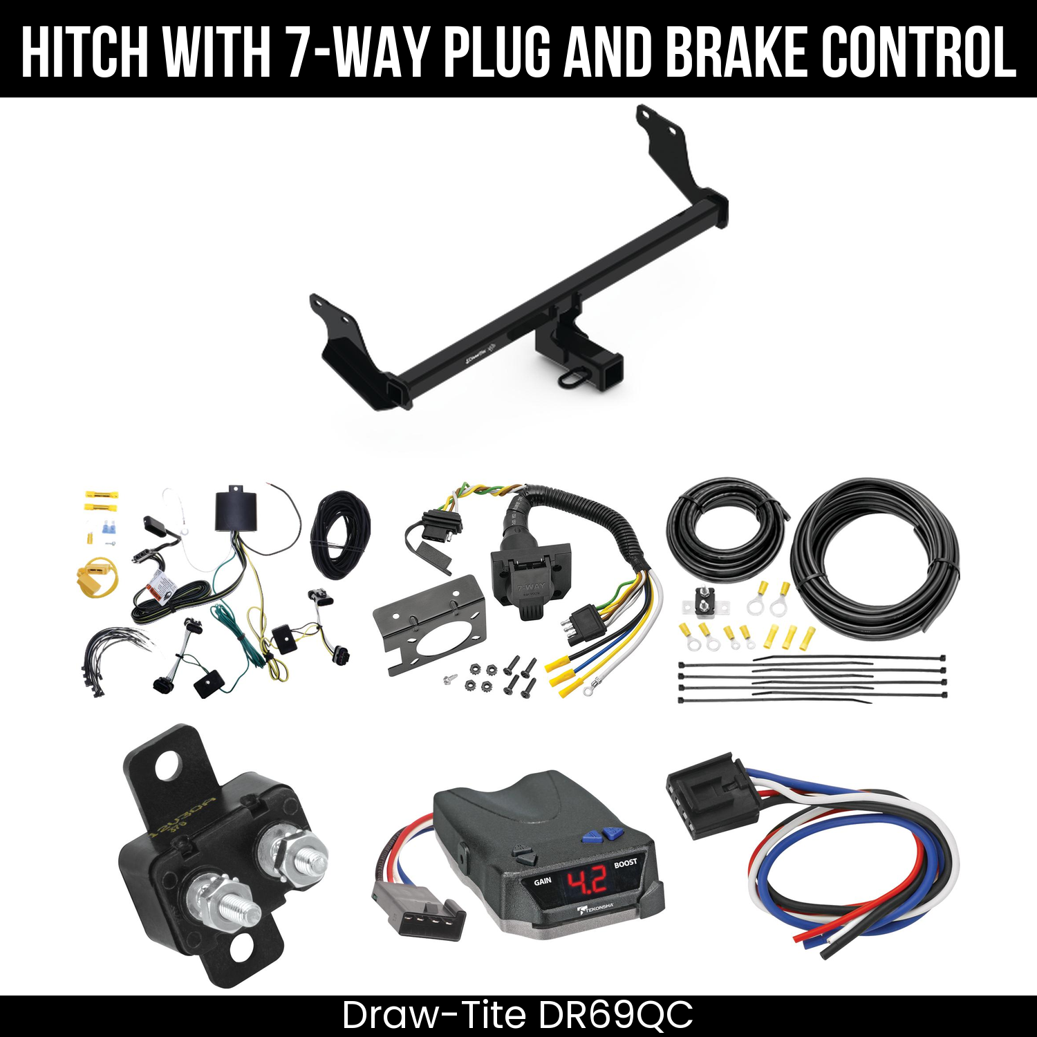 Trailer Hitch , 7-Way , Tekonsha Brake EVN Control