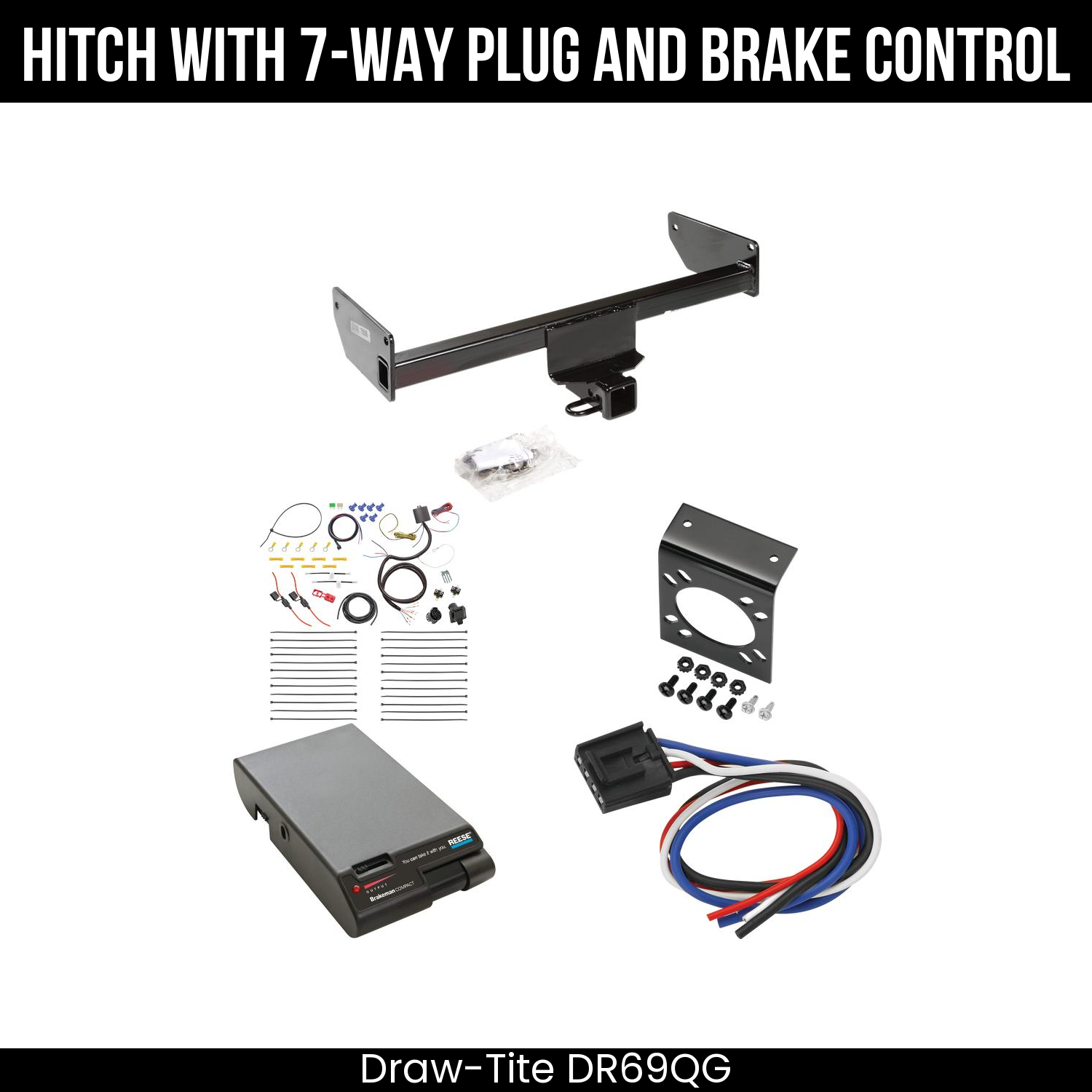 Trailer Hitch , 7-Way , Reese Brakeman Brake Control