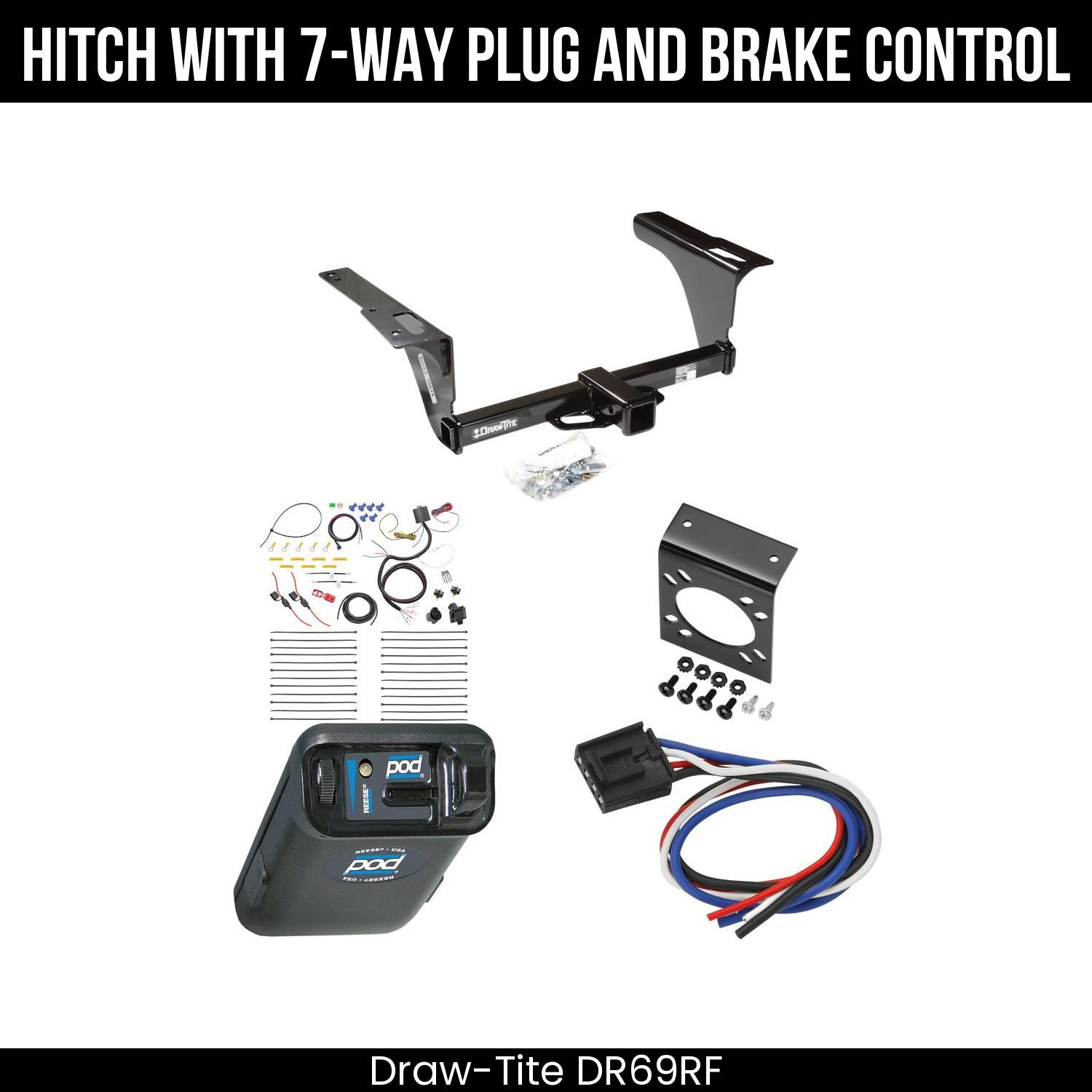 Trailer Hitch , 7-Way , Reese POD Brake Control