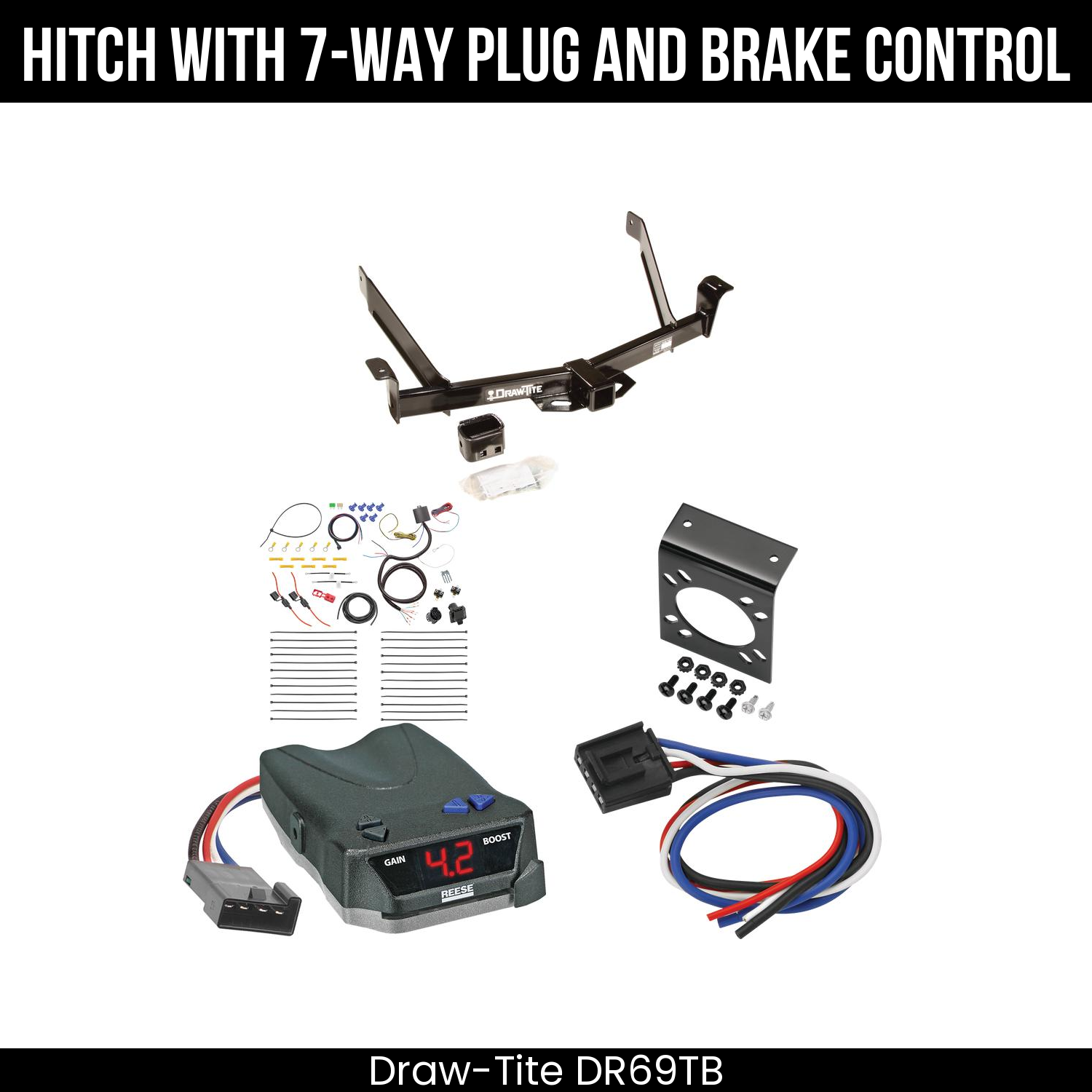 Trailer Hitch , 7-Way , Reese Brake EVN Control