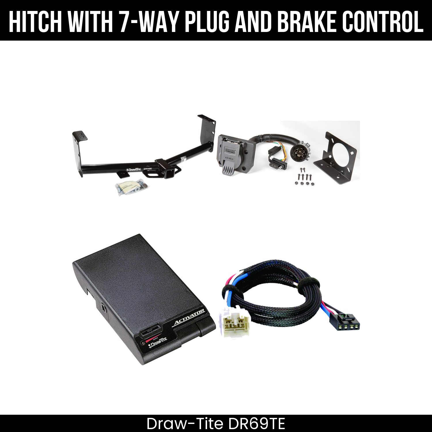 Trailer Hitch , 7-Way , Draw-Tite Activator Brake Control