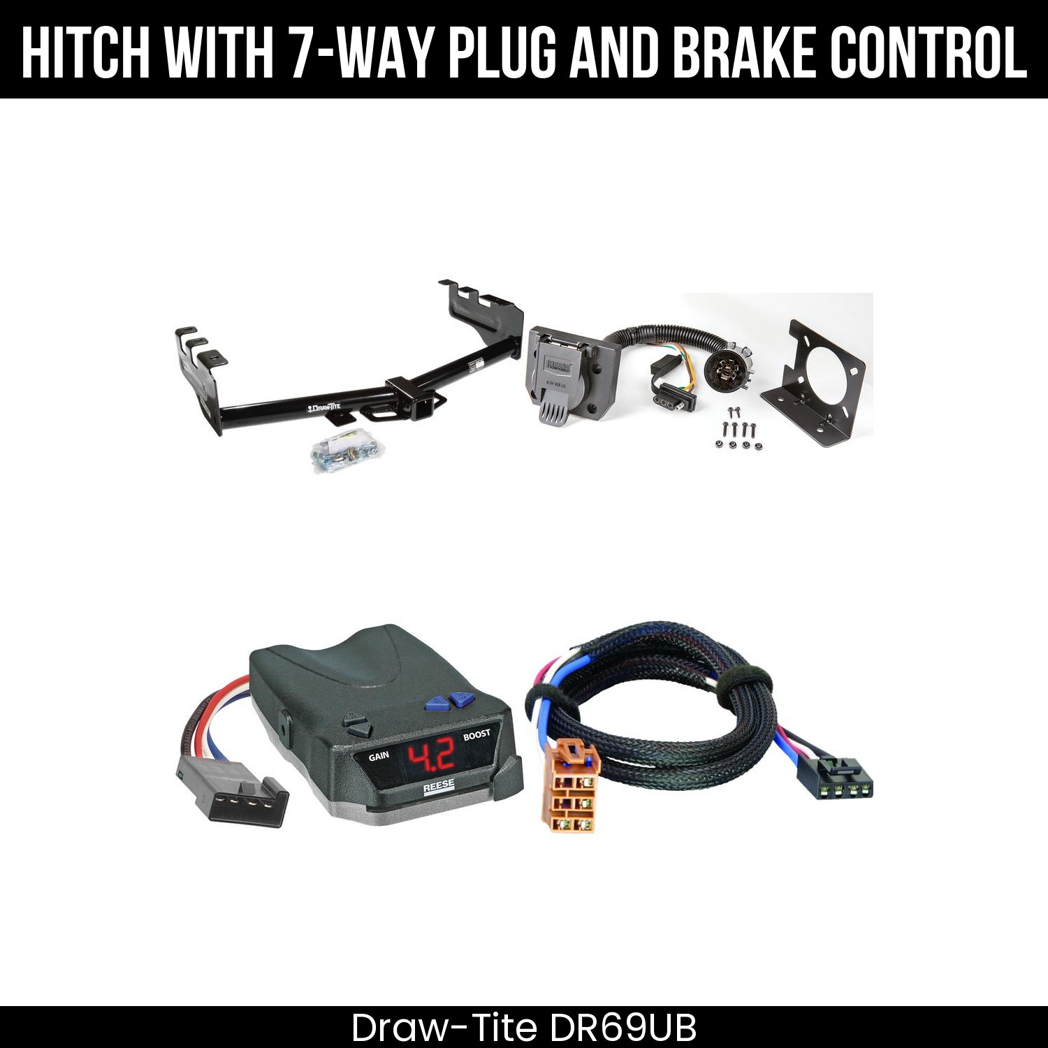 Trailer Hitch , 7-Way , Reese Brake EVN Control