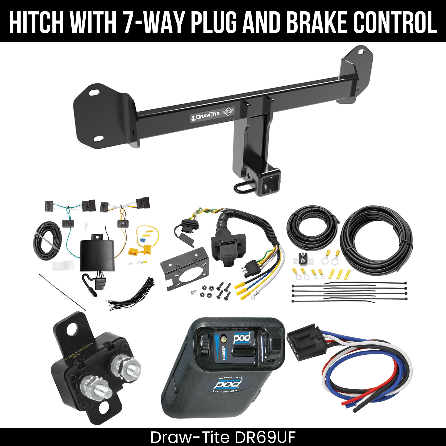 Trailer Hitch , 7-Way , Reese POD Brake Control