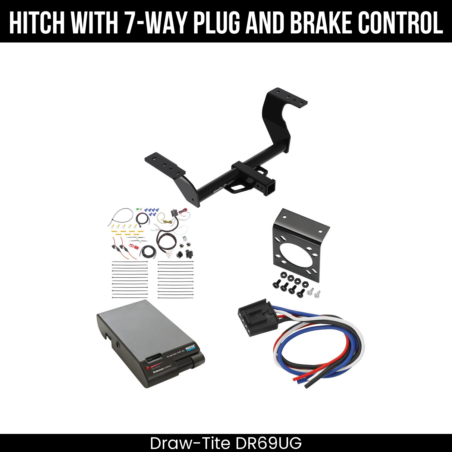 Trailer Hitch , 7-Way , Reese Brakeman Brake Control