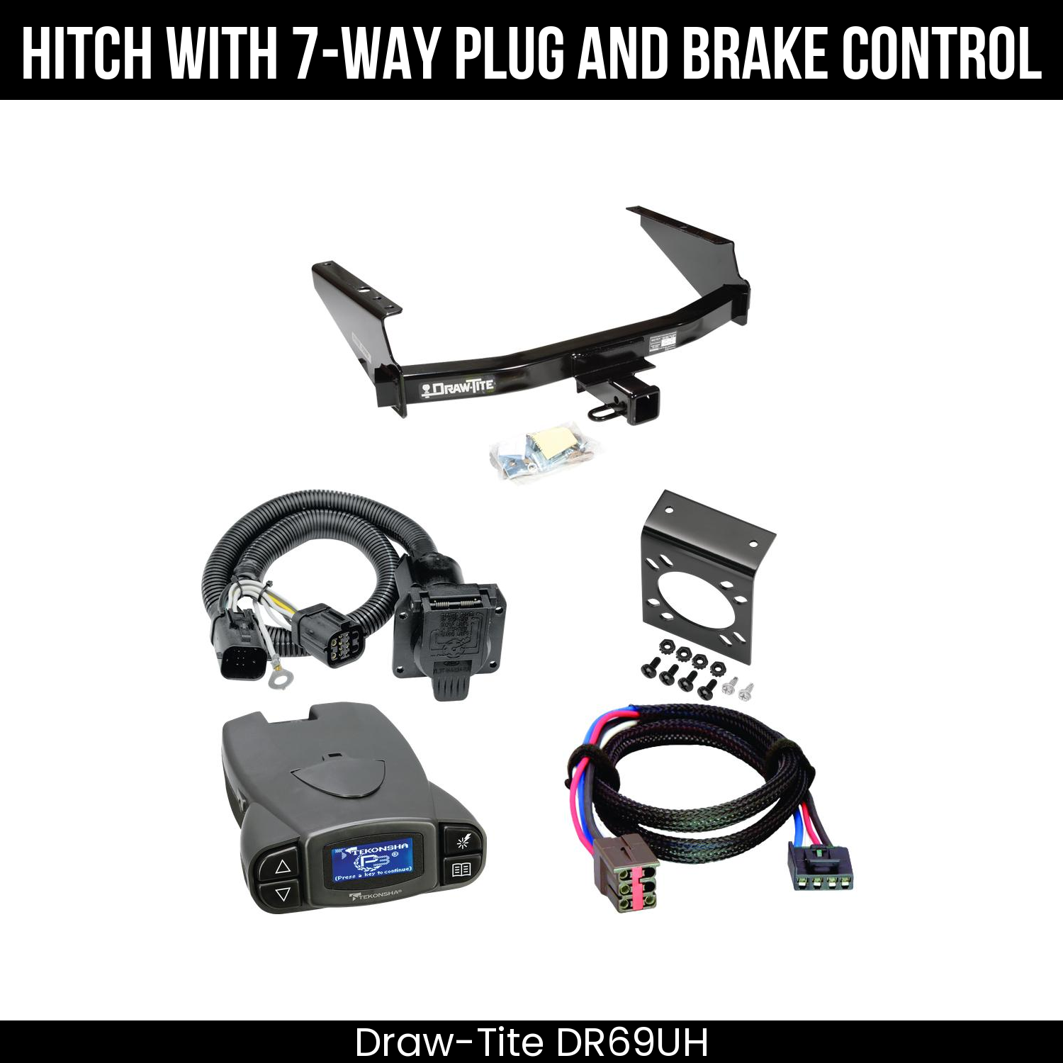 Trailer Hitch , 7-Way , Tekonsha Prodigy P3 Brake Control
