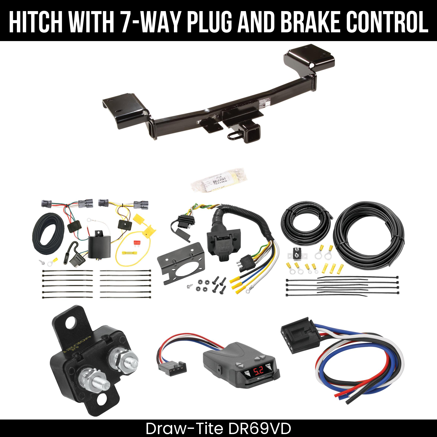 Trailer Hitch , 7-Way , Tekonsha Brakeman IV Brake Control