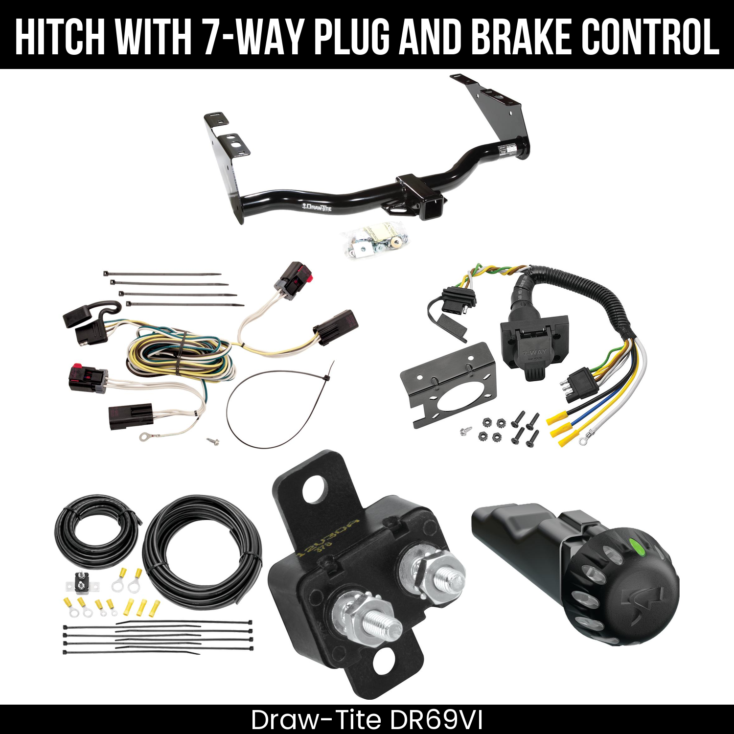 Trailer Hitch , 7-Way , Tekonsha Voyager iD Smart Brake Control