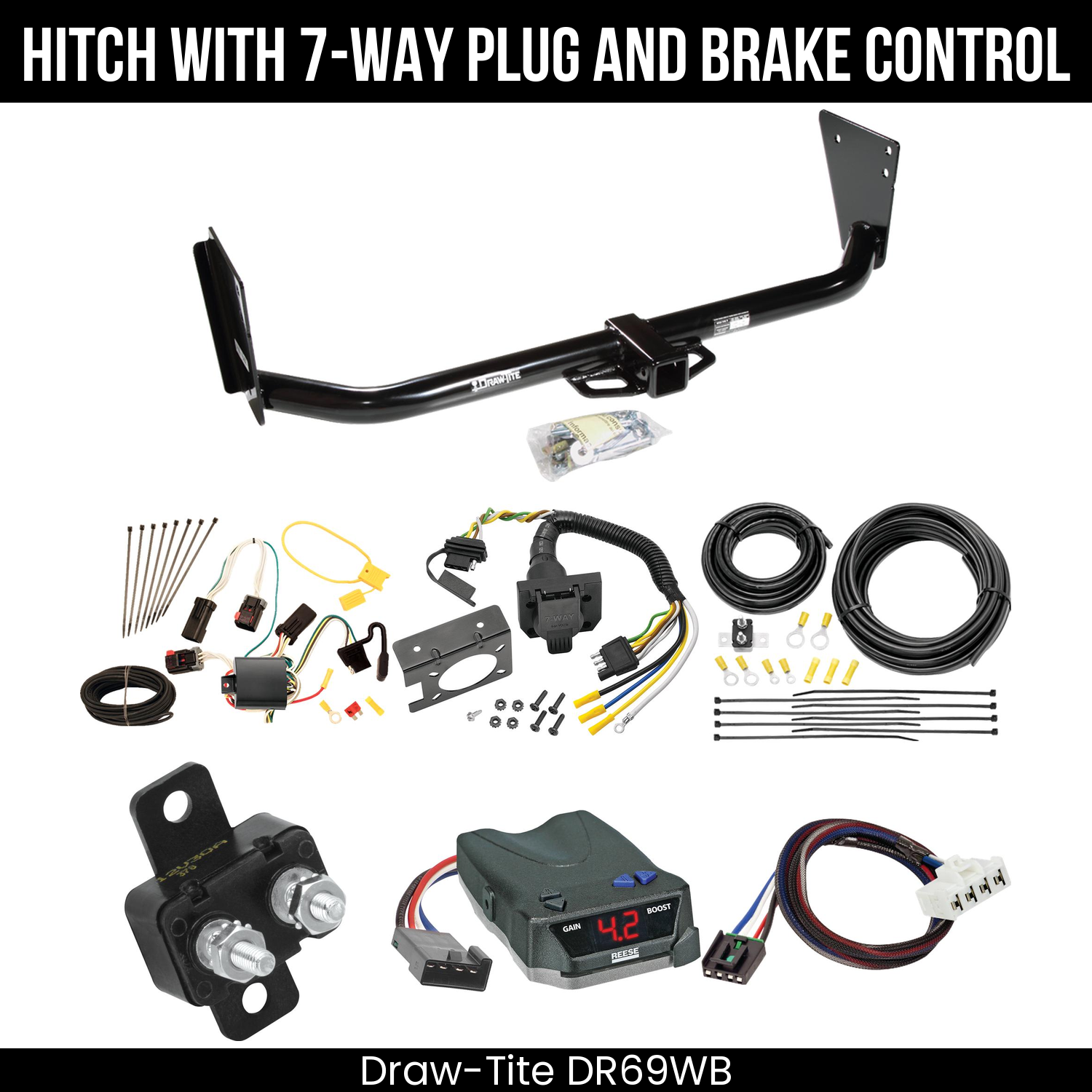 Trailer Hitch , 7-Way , Reese Brake EVN Control