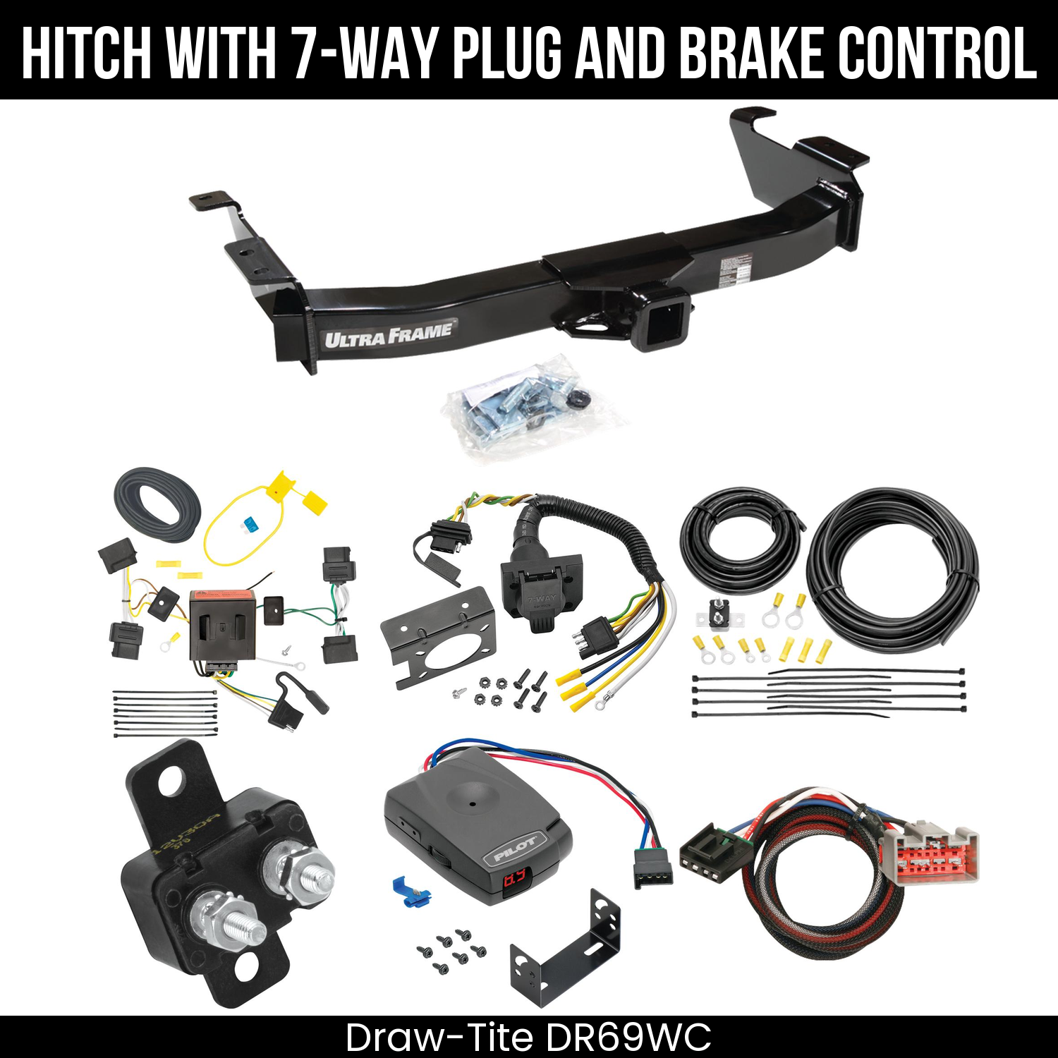 Trailer Hitch , 7-Way , Pro Series Pilot Brake Control
