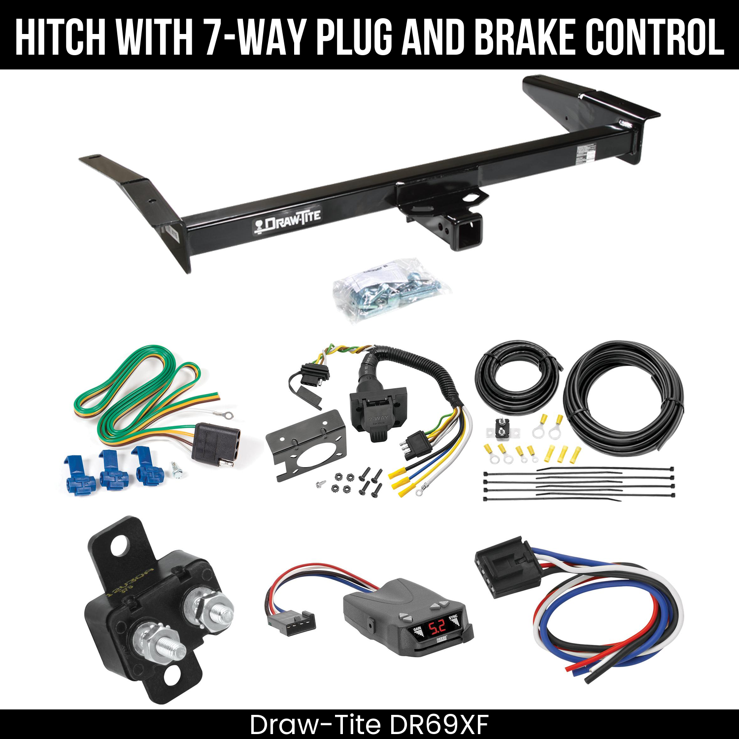 Trailer Hitch , 7-Way , Reese Brakeman IV Brake Control