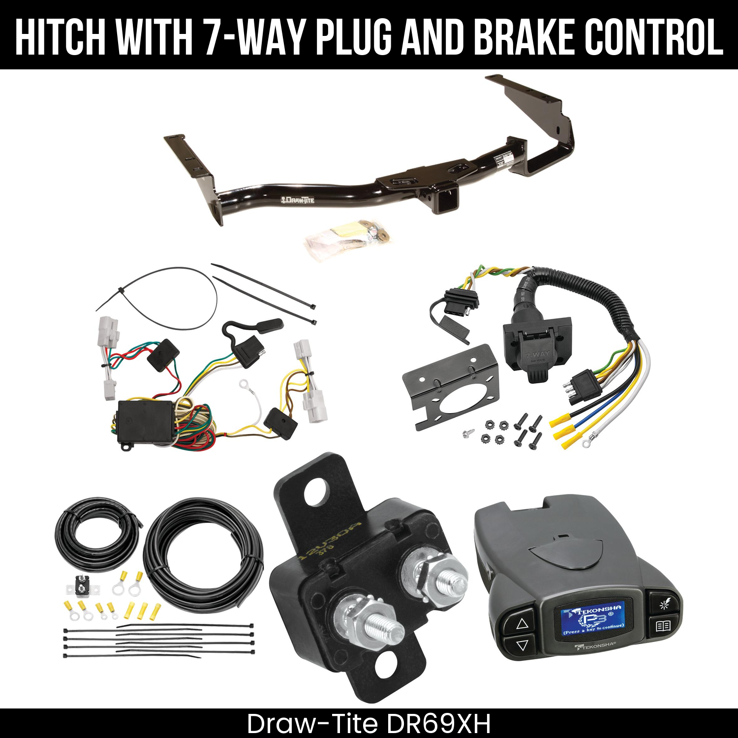 Trailer Hitch , 7-Way , Tekonsha Prodigy P3 Brake Control