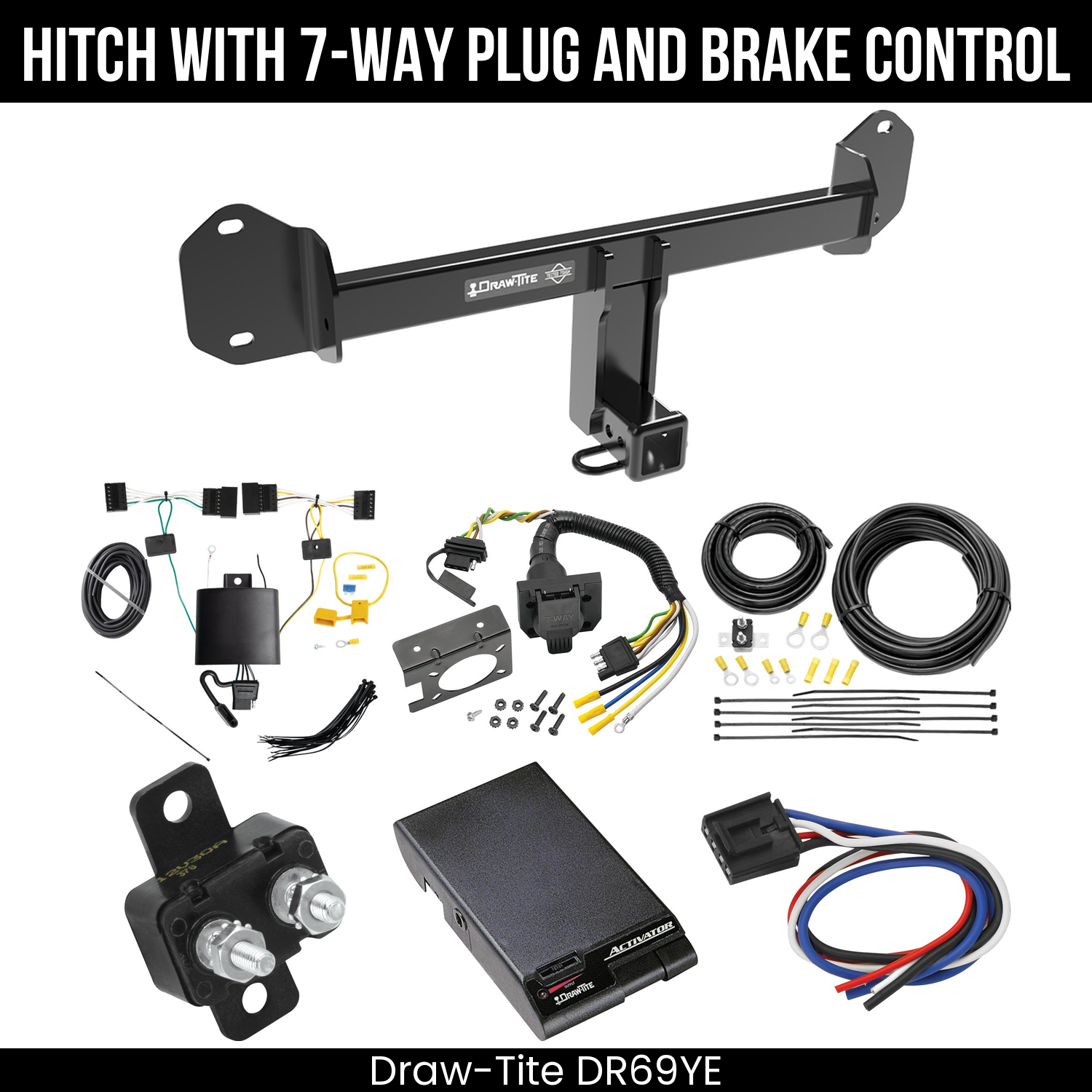 Trailer Hitch , 7-Way , Draw-Tite Activator Brake Control