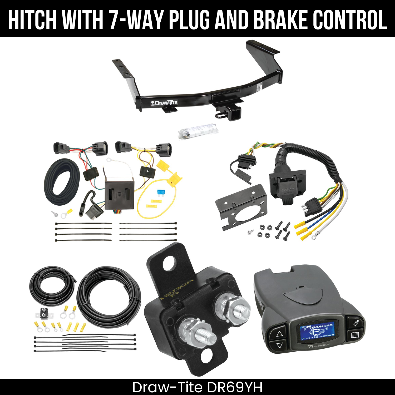 Trailer Hitch , 7-Way , Tekonsha Prodigy P3 Brake Control