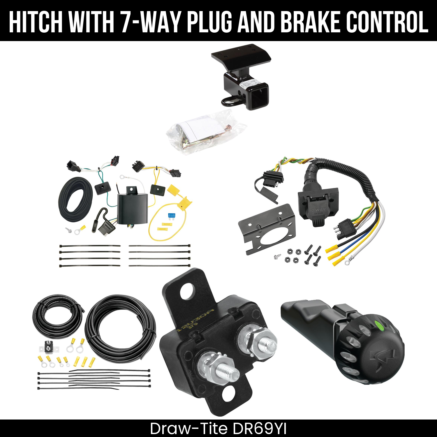 Trailer Hitch , 7-Way , Tekonsha Voyager iD Smart Brake Control