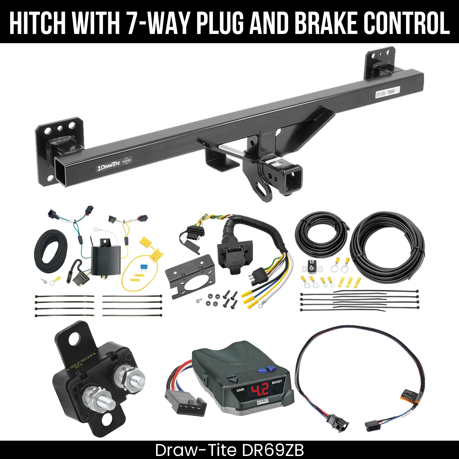 Trailer Hitch , 7-Way , Reese Brake EVN Control
