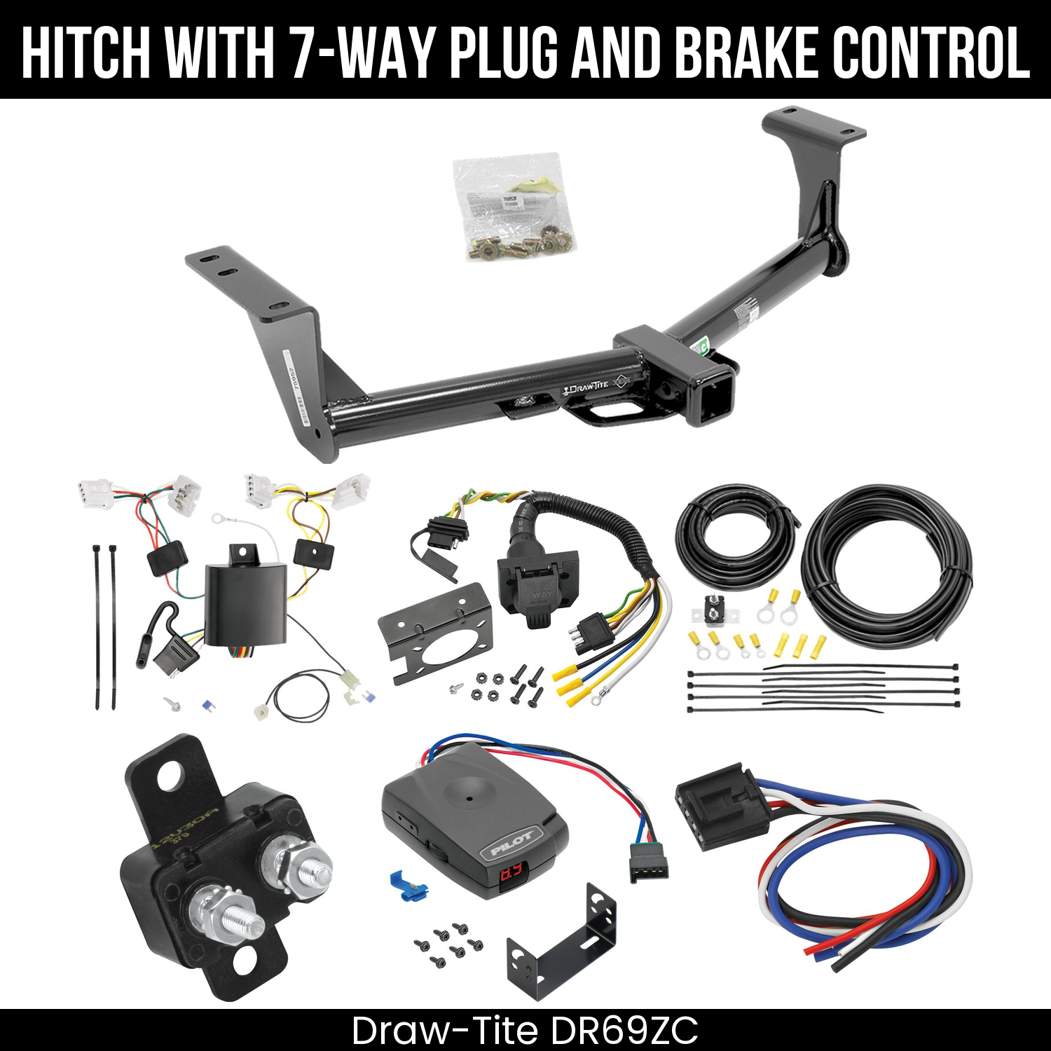 Trailer Hitch , 7-Way , Pro Series Pilot Brake Control