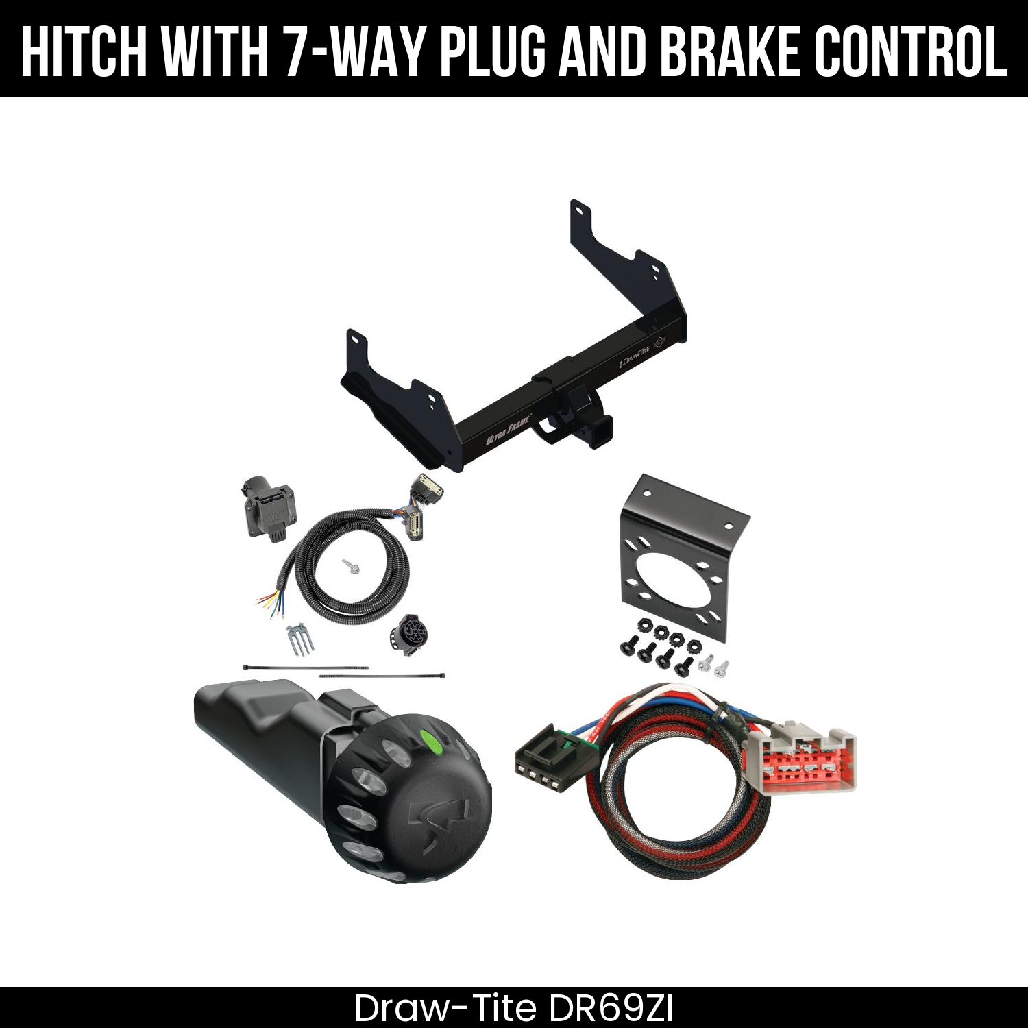 Trailer Hitch , 7-Way , Tekonsha Voyager iD Smart Brake Control