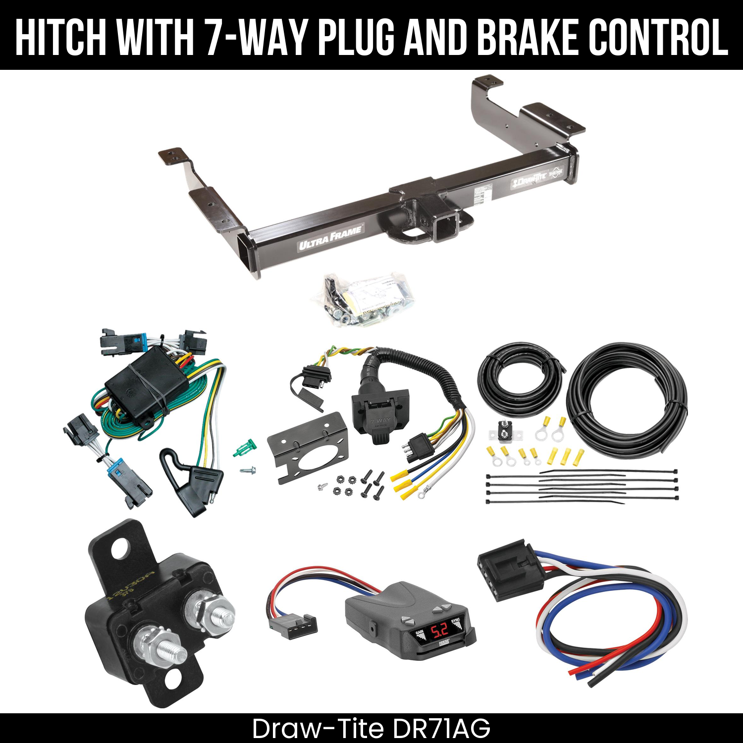 Trailer Hitch , 7-Way , Reese Brakeman IV Brake Control