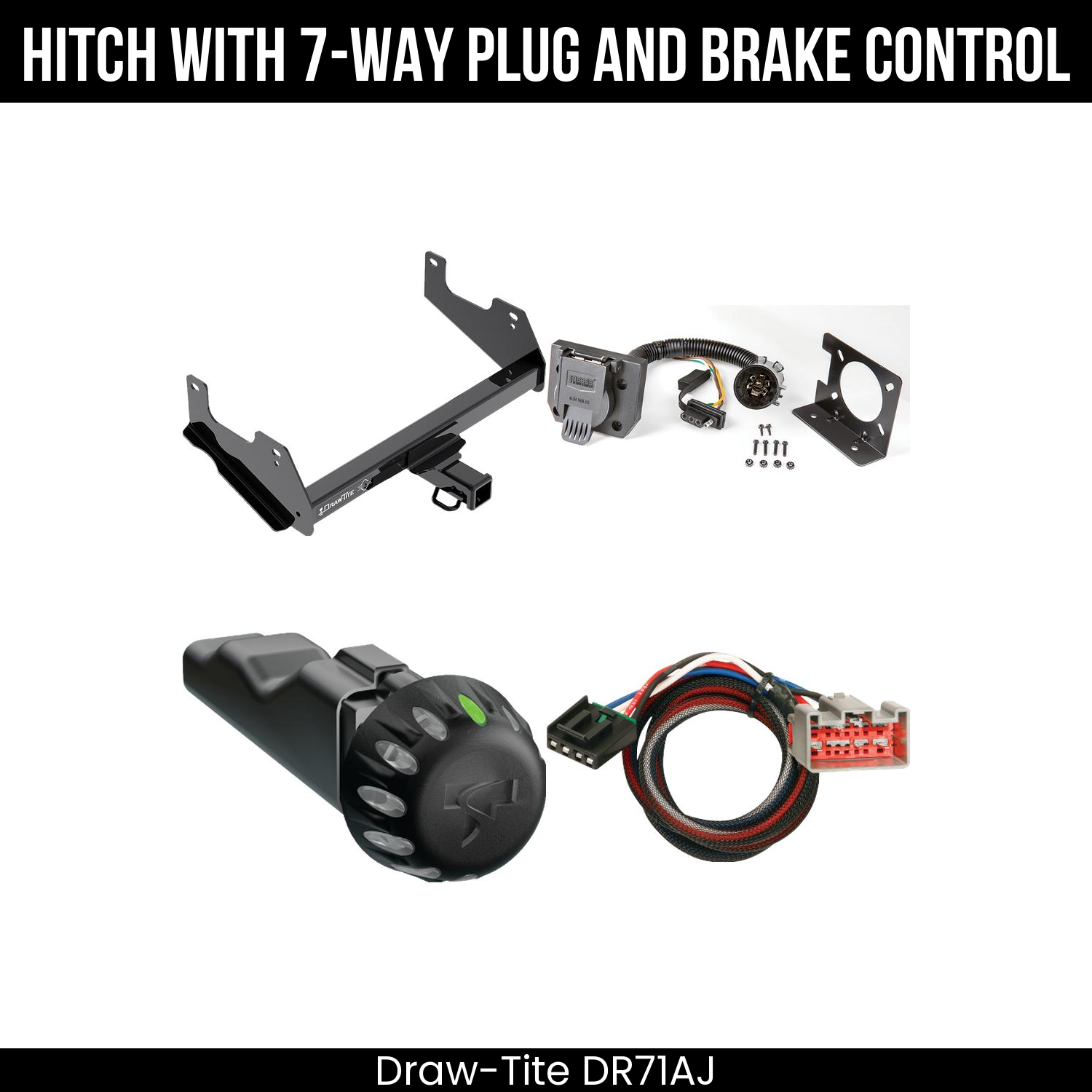 Trailer Hitch , 7-Way , Tekonsha Voyager iD Smart Brake Control