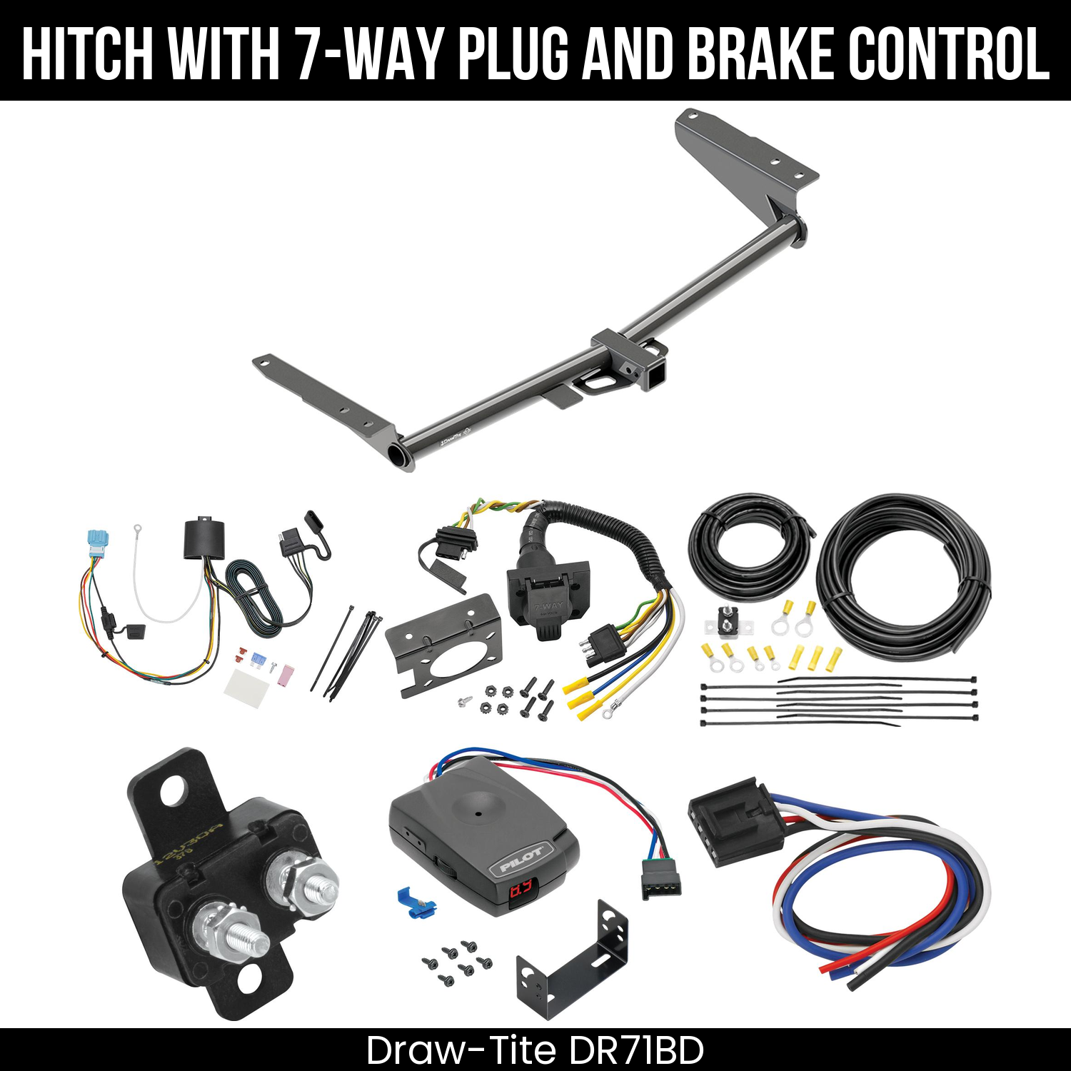Trailer Hitch , 7-Way , Pro Series Pilot Brake Control