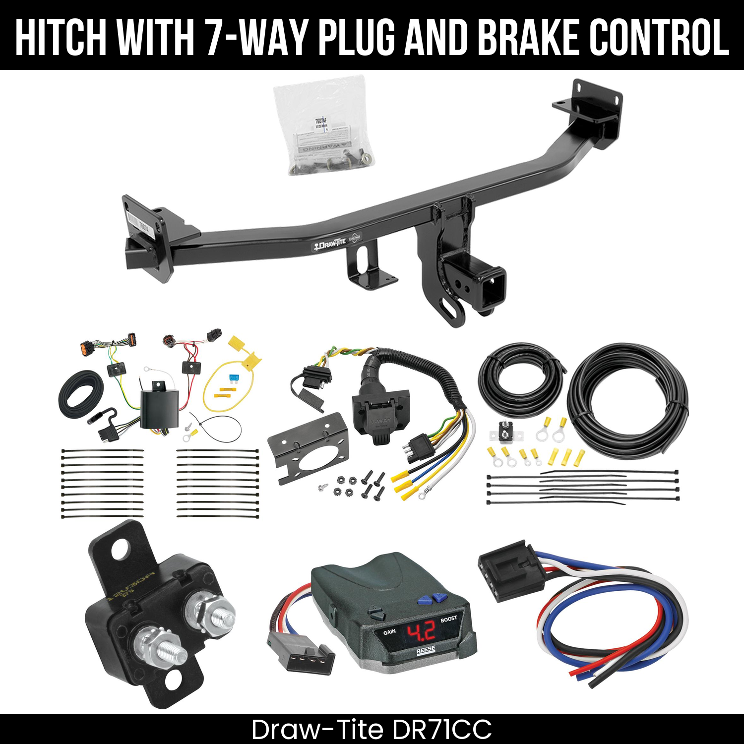 Trailer Hitch , 7-Way , Reese Brake EVN Control