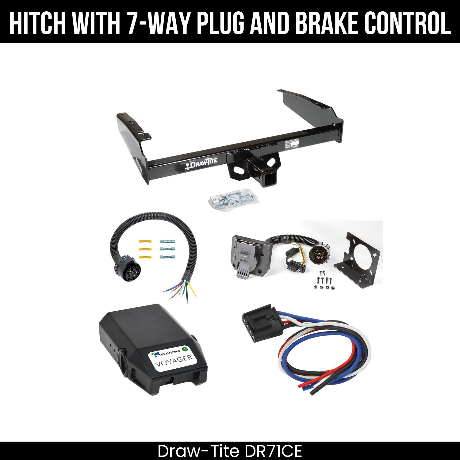 Trailer Hitch , 7-Way , Tekonsha Voyager Brake Control