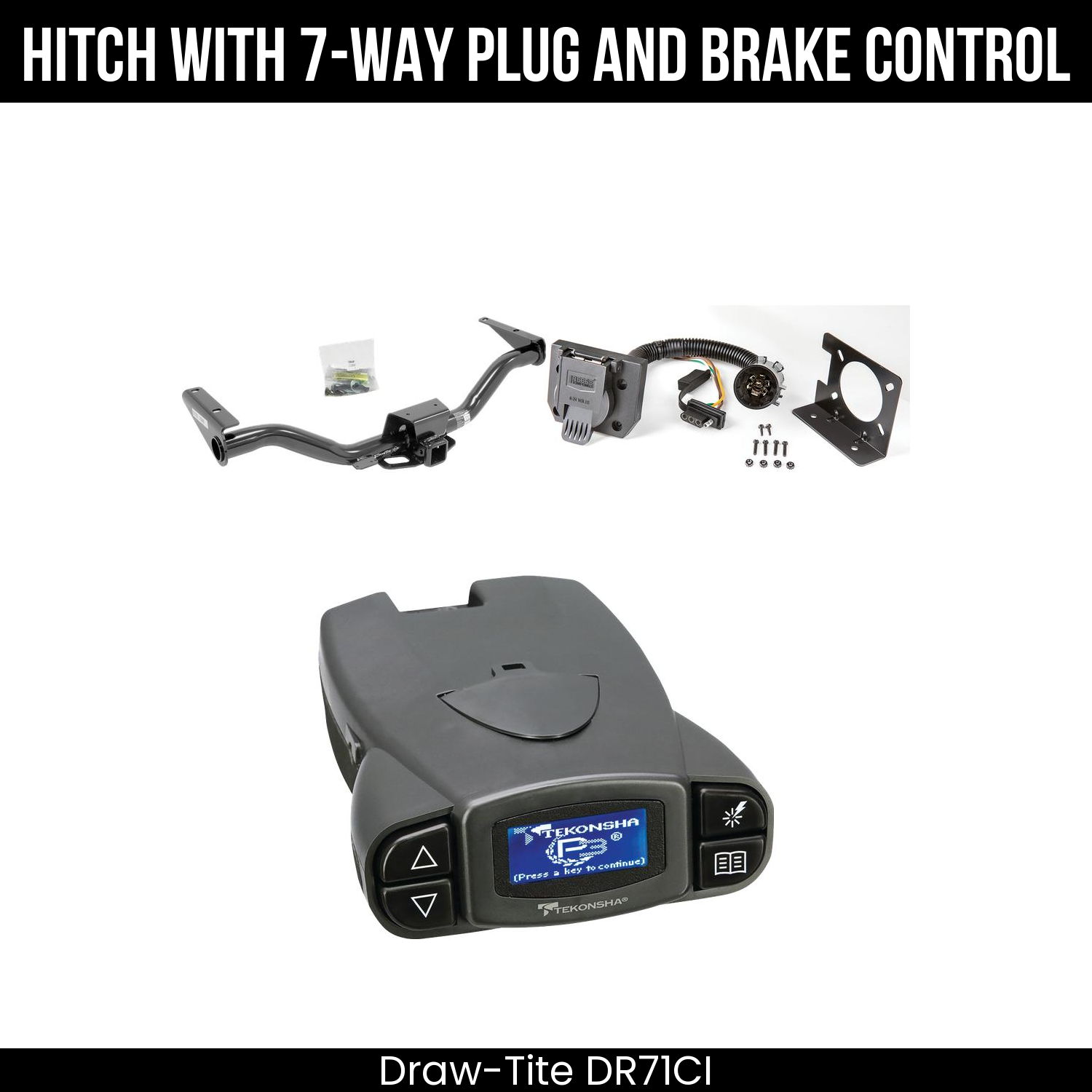 Trailer Hitch , 7-Way , Tekonsha Prodigy P3 Brake Control