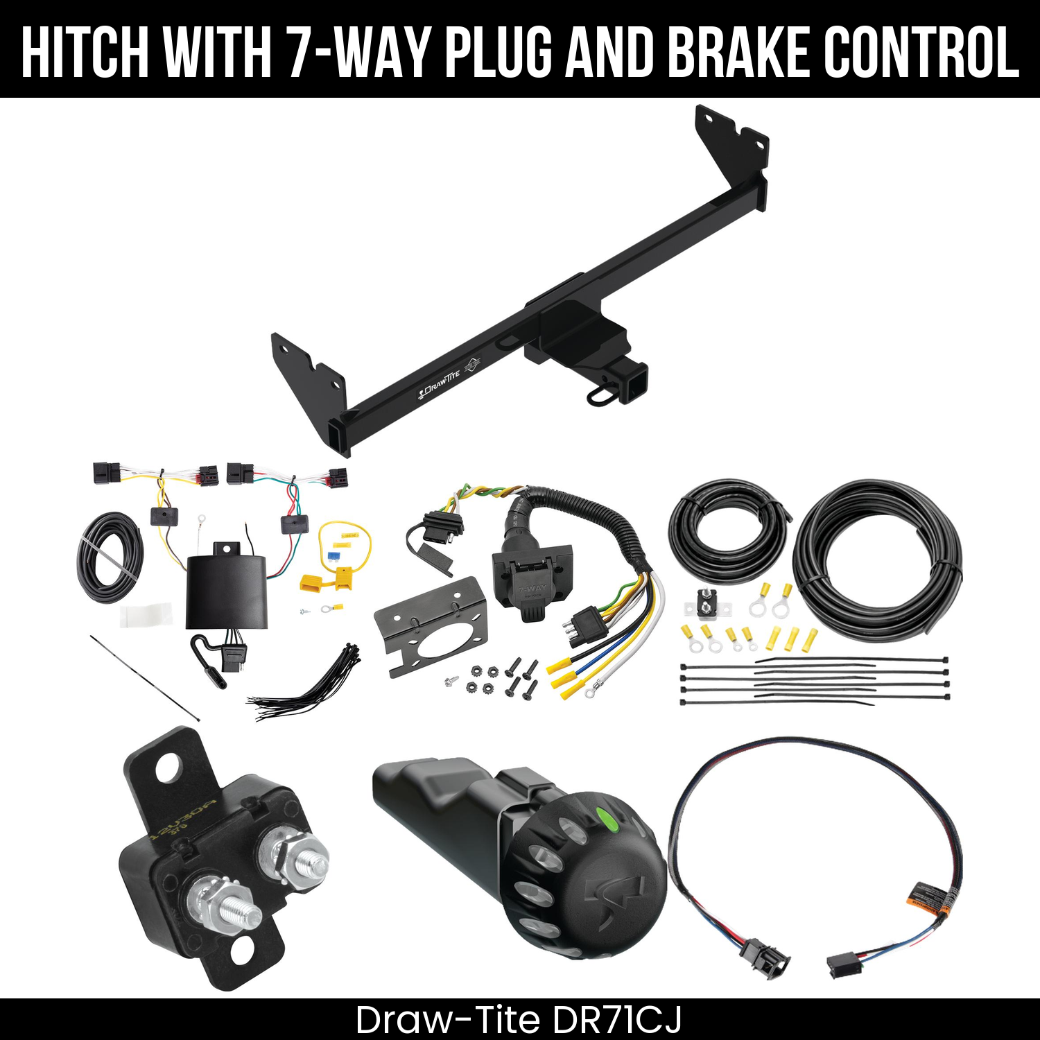 Trailer Hitch , 7-Way , Tekonsha Voyager iD Smart Brake Control