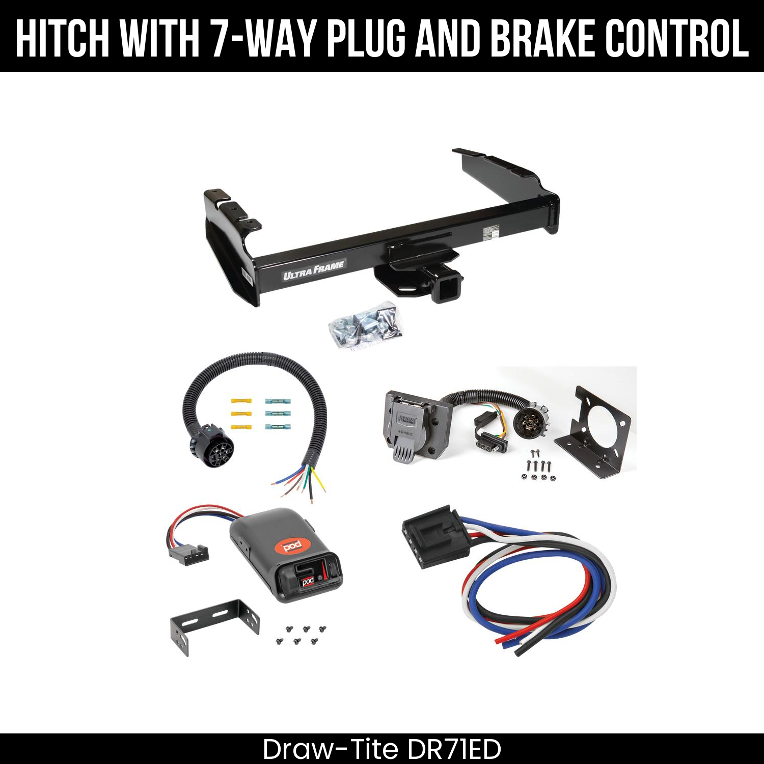 Trailer Hitch , 7-Way , Pro Series POD Brake Control