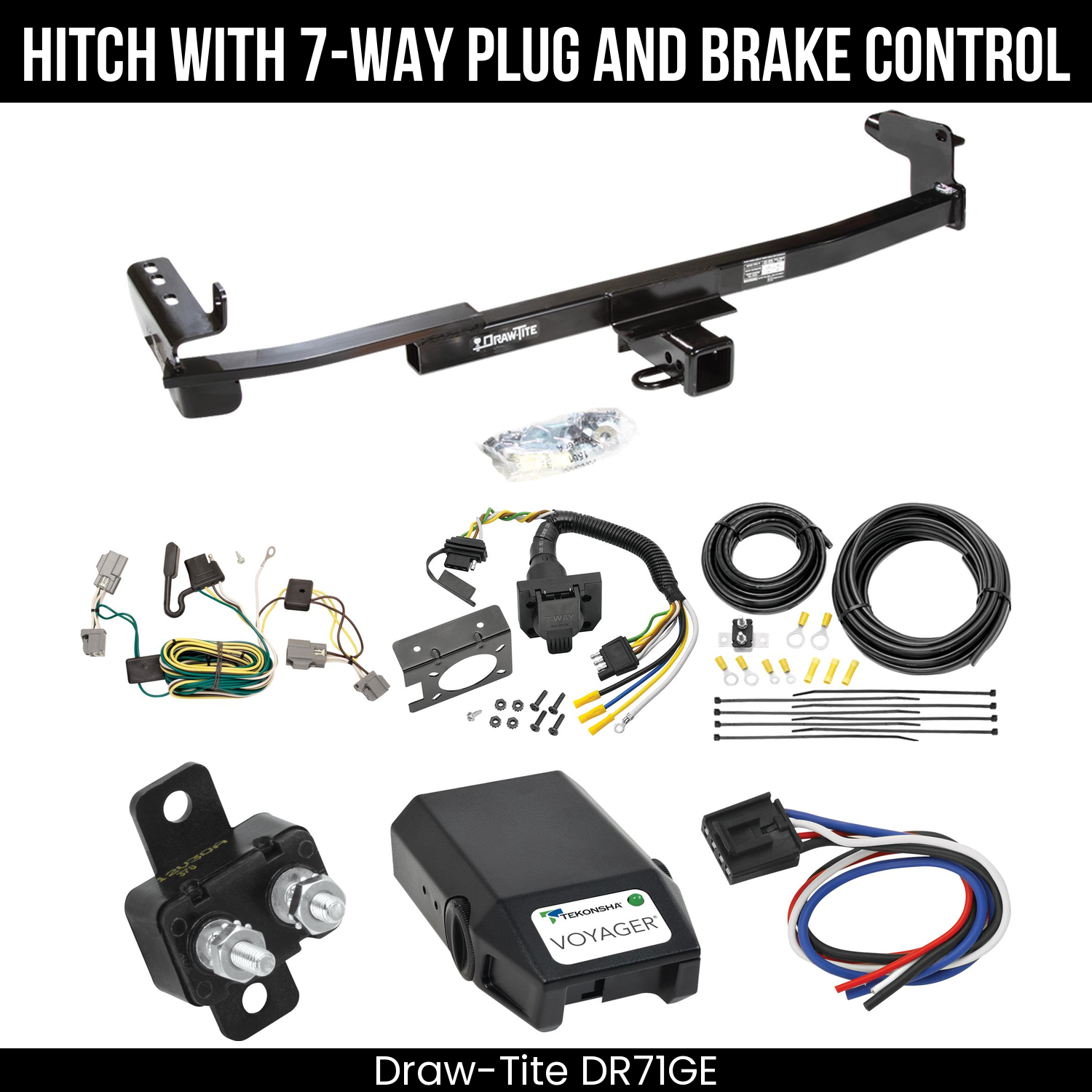Trailer Hitch , 7-Way , Tekonsha Voyager Brake Control