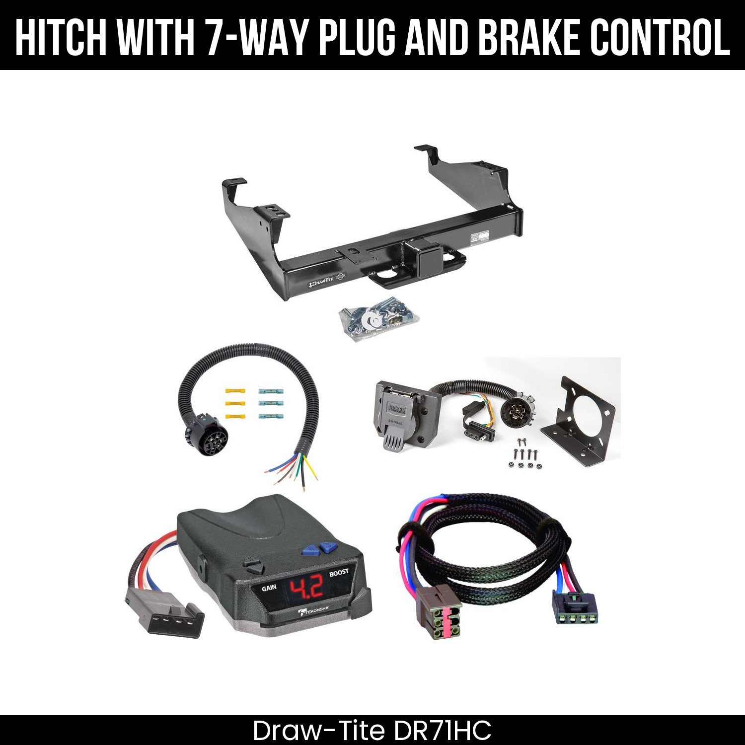 Trailer Hitch , 7-Way , Tekonsha Brake EVN Control